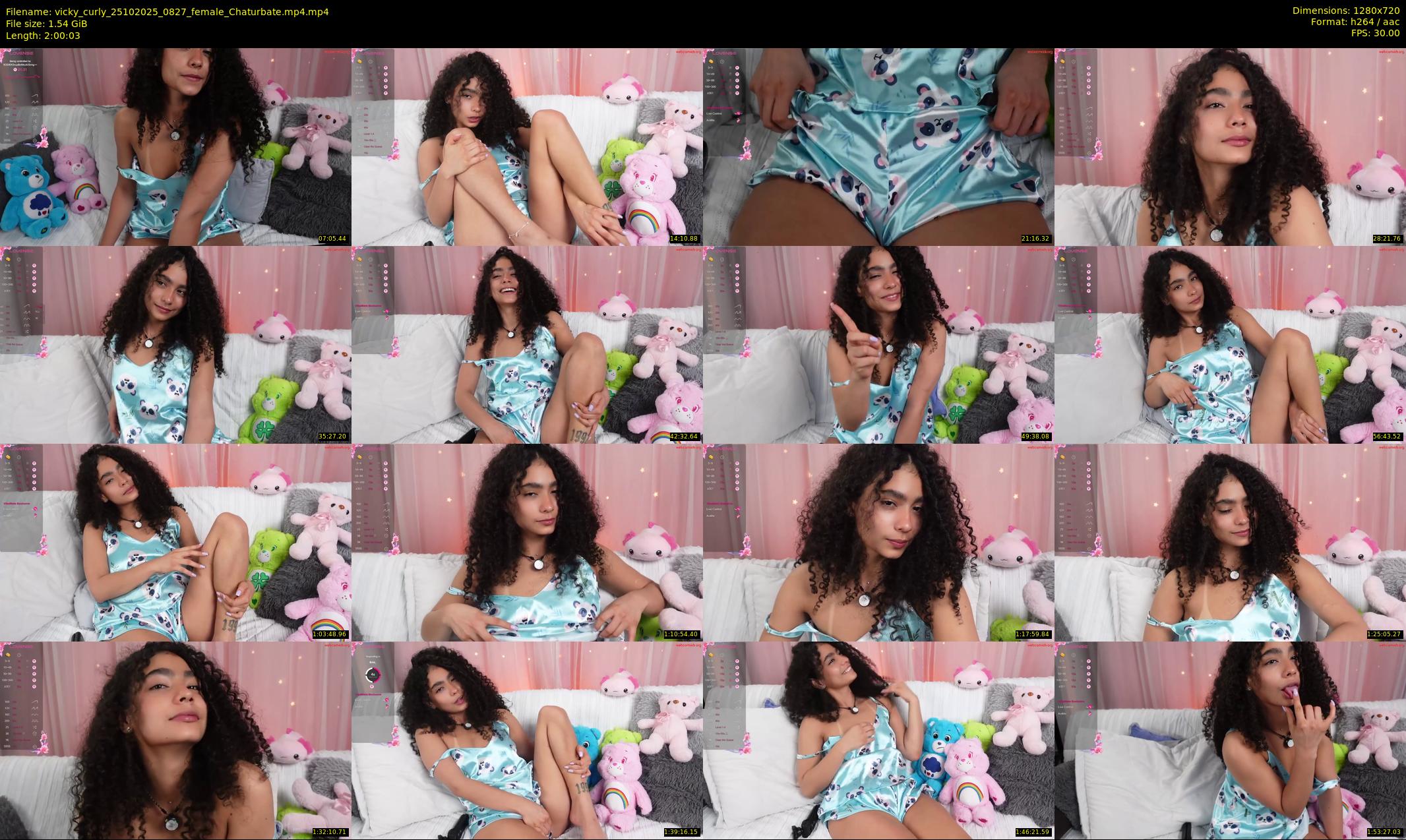 vicky_curly — 121 minute Chaturbate female cam show recording, 720p, Oct 25, 2025