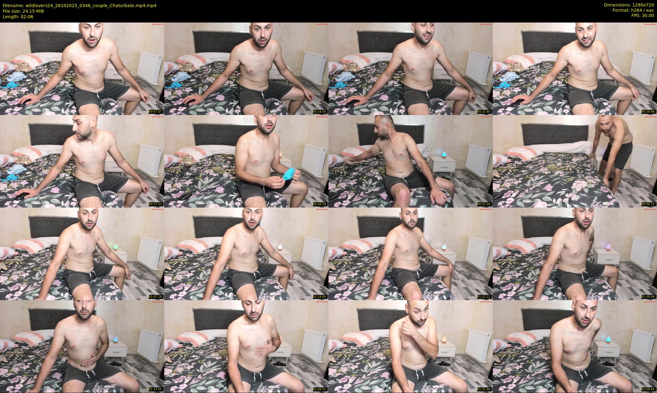 wildlovers24 — 3 minute Chaturbate couple cam show recording, 720p, Oct 26, 2025