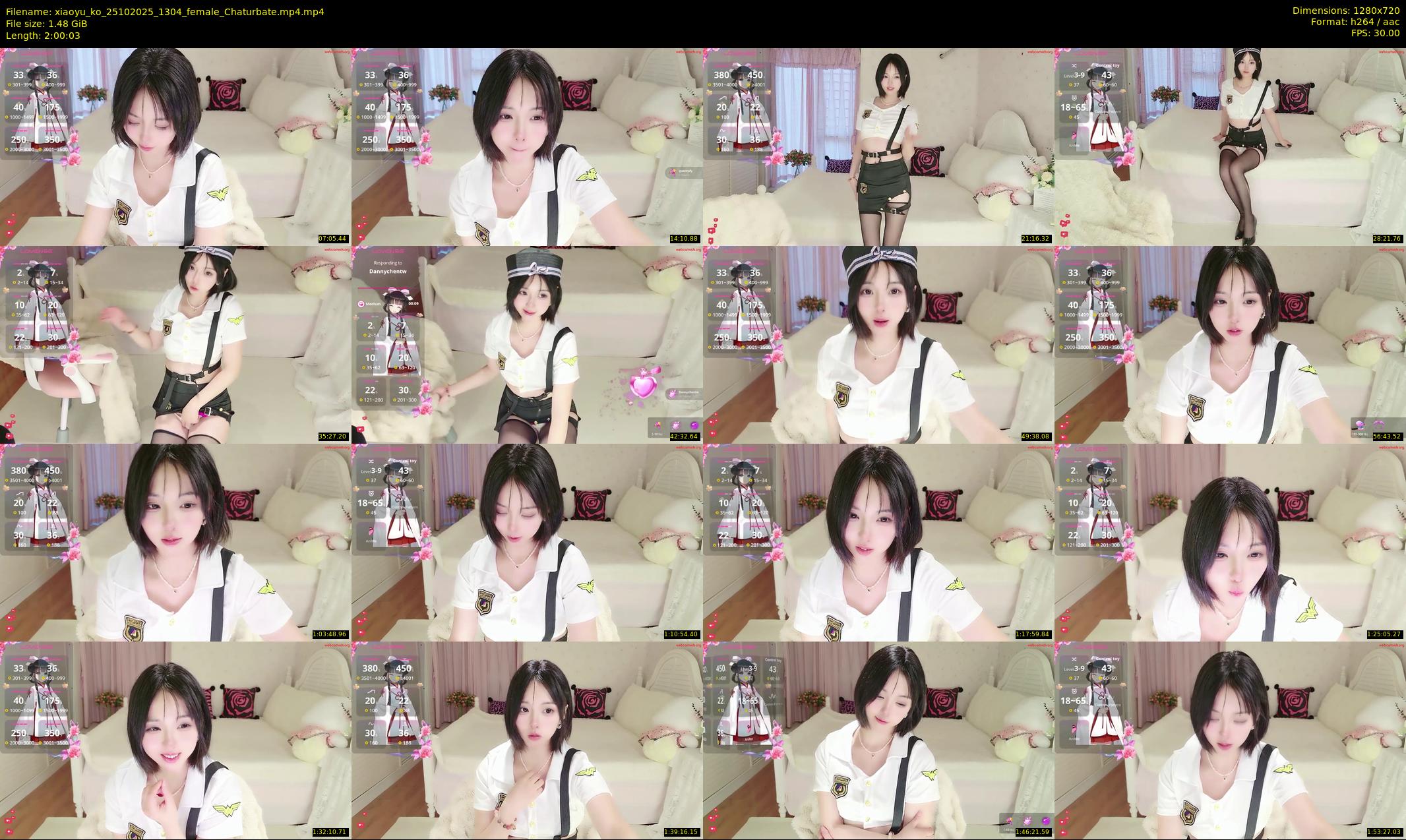 xiaoyu_ko — 121 minute Chaturbate female cam show recording, 720p, Oct 25, 2025