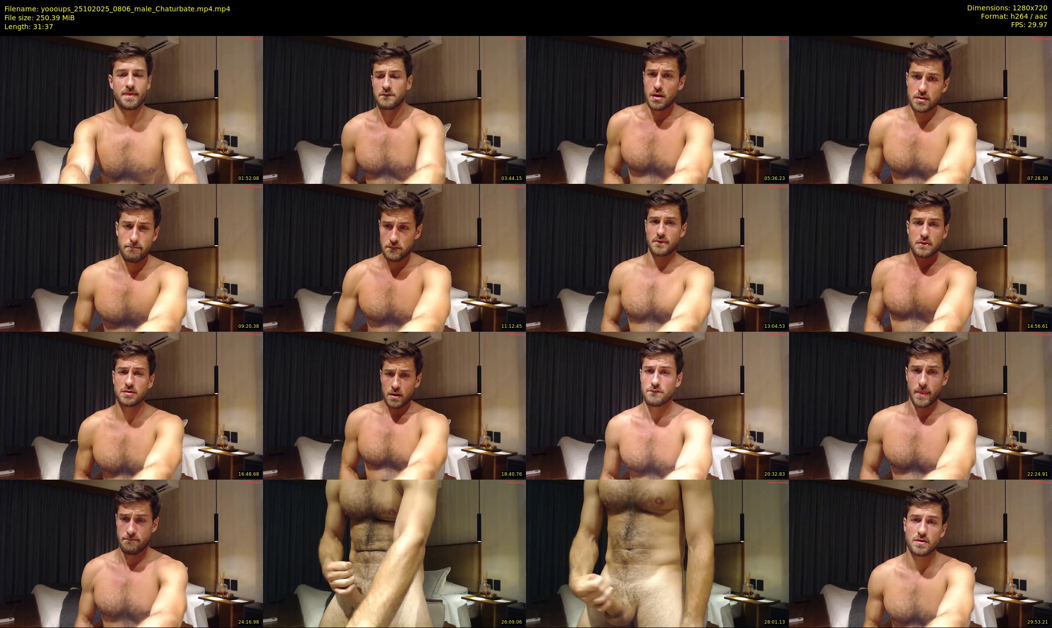 yoooups — 32 minute Chaturbate male cam show recording, 720p, Oct 25, 2025