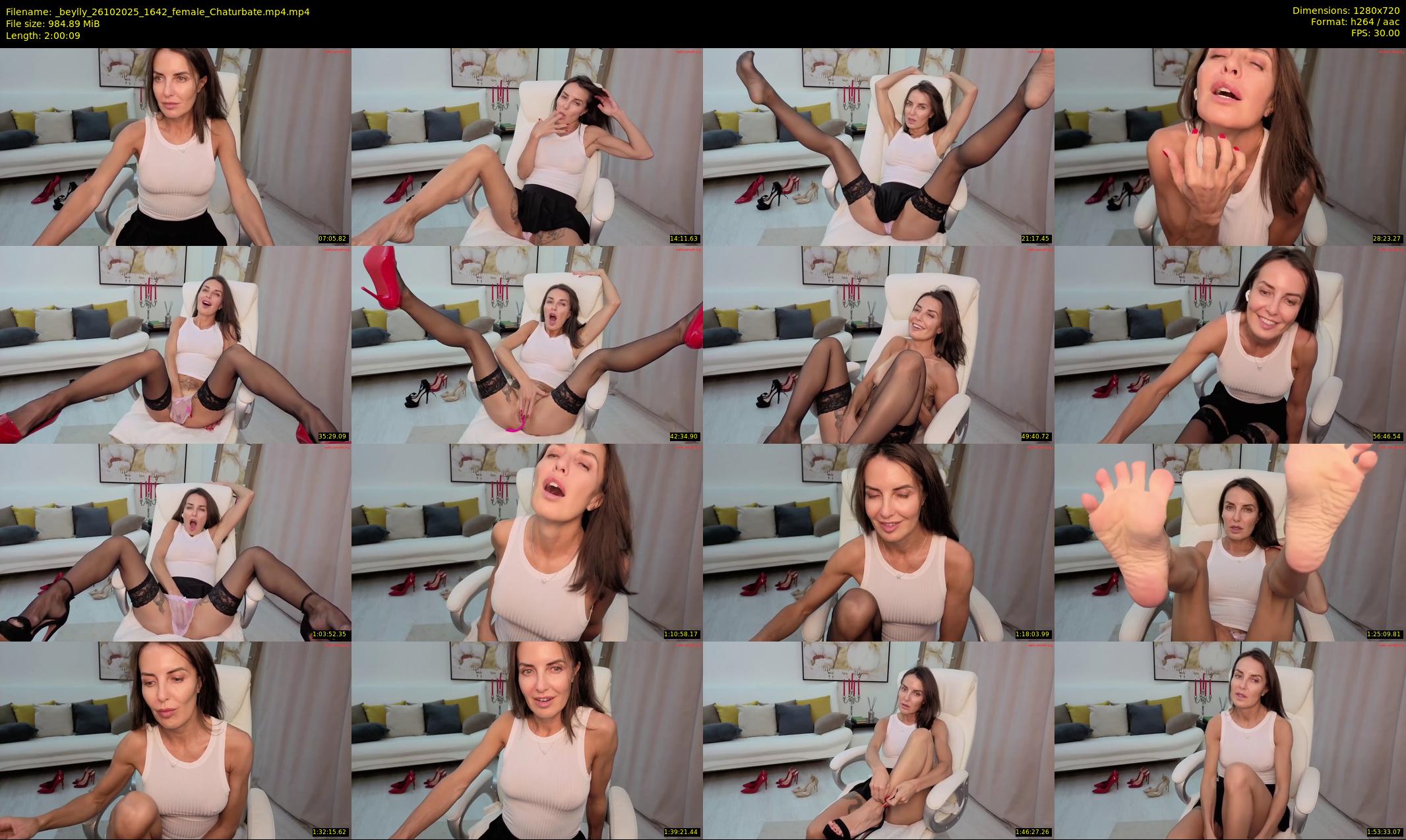 _beylly — 121 minute Chaturbate female cam show recording, 720p, Oct 26, 2025