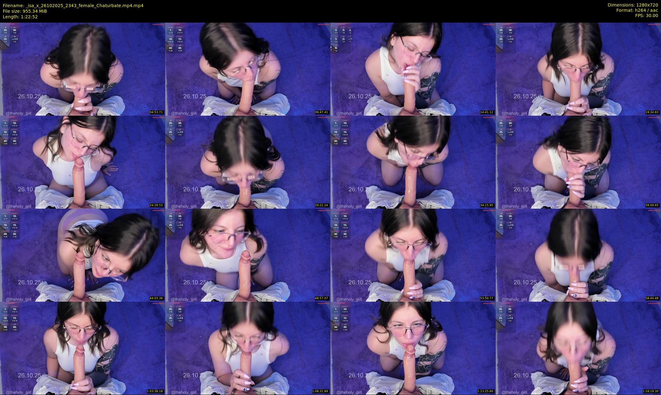 _isa_x — 83 minute Chaturbate female cam show recording, 720p, Oct 26, 2025