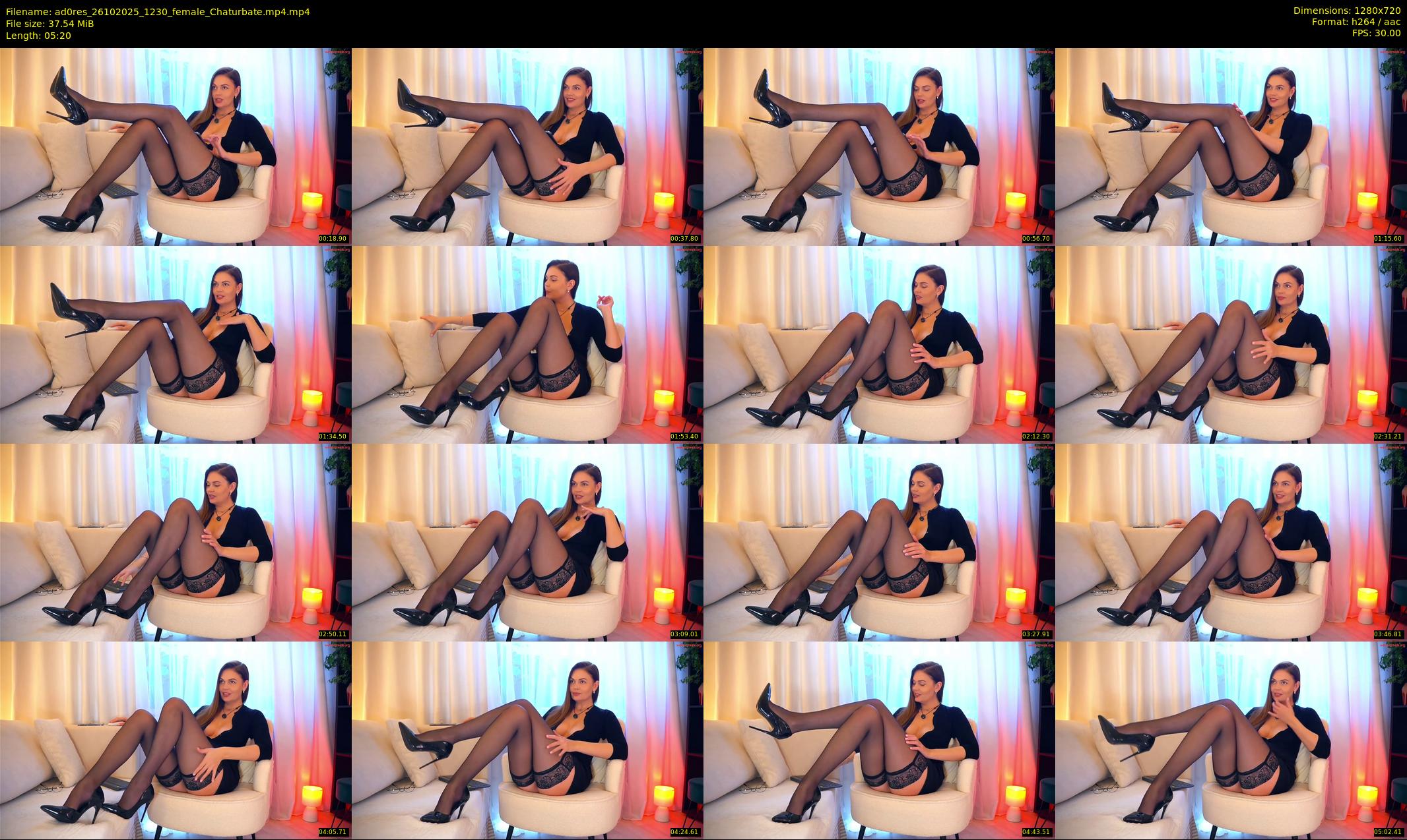 ad0res — 6 minute Chaturbate female cam show recording, 720p, Oct 26, 2025