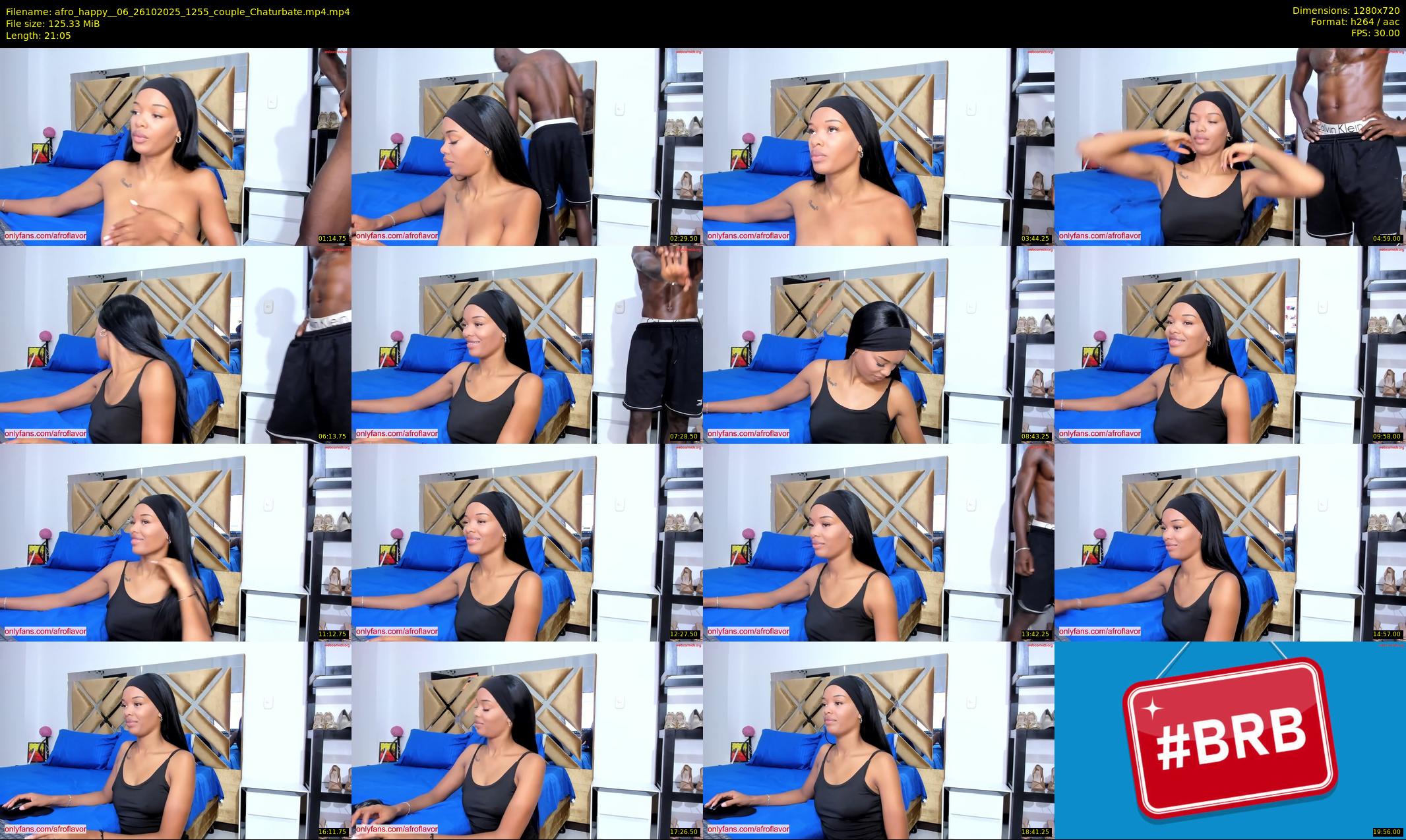 afro_happy__06 — 22 minute Chaturbate couple cam show recording, 720p, Oct 26, 2025