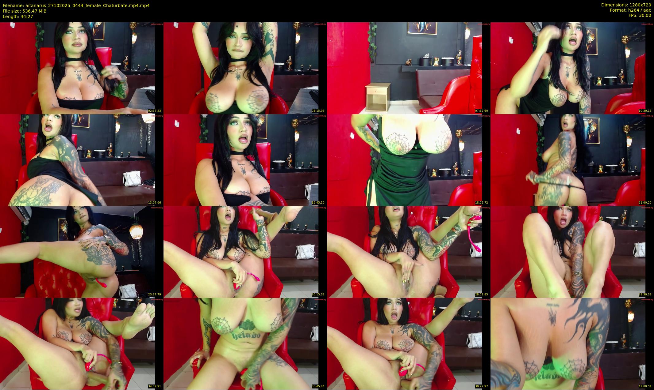 aitanarus — 45 minute Chaturbate female cam show recording, 720p, Oct 27, 2025