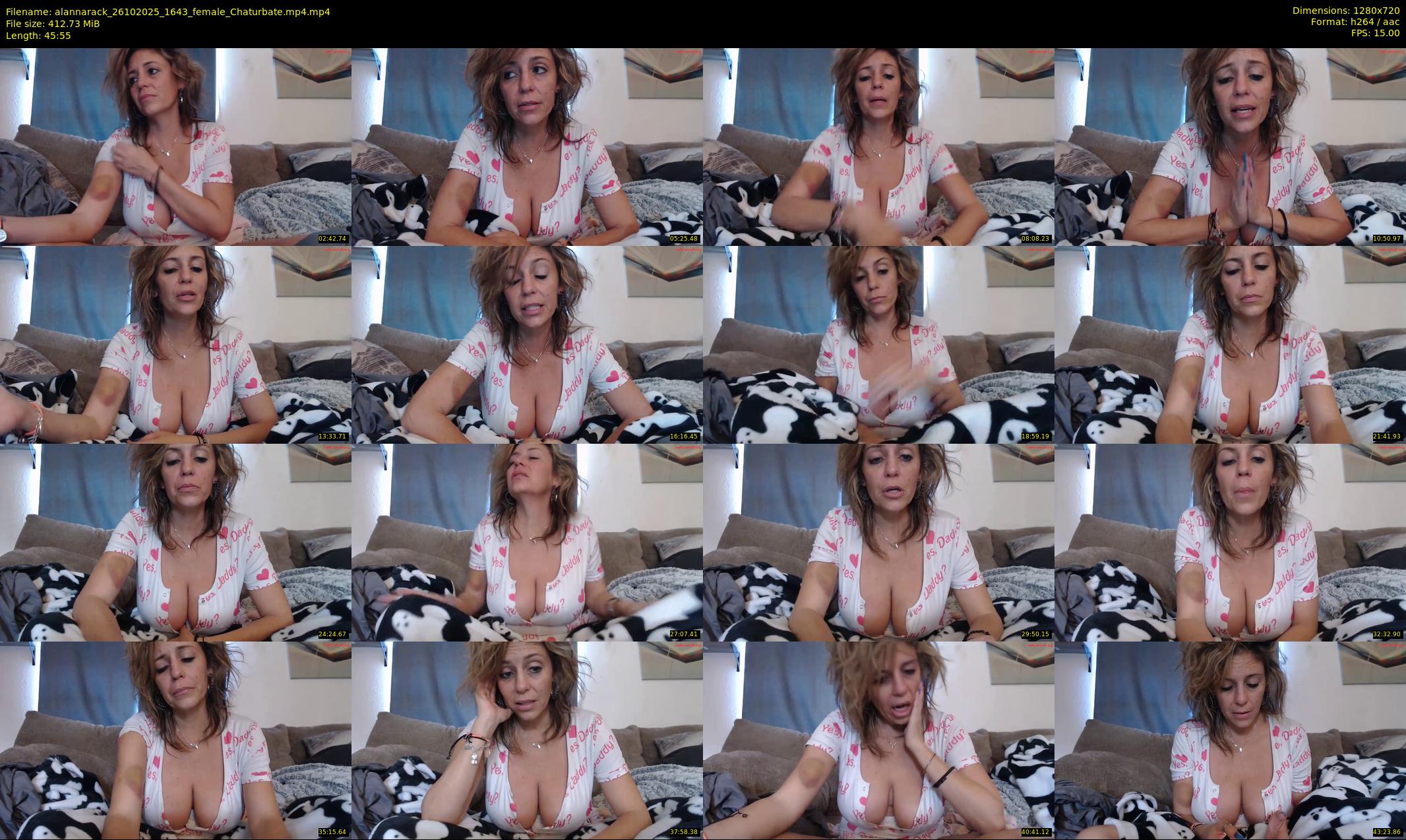 alannarack — 46 minute Chaturbate female cam show recording, 720p, Oct 26, 2025