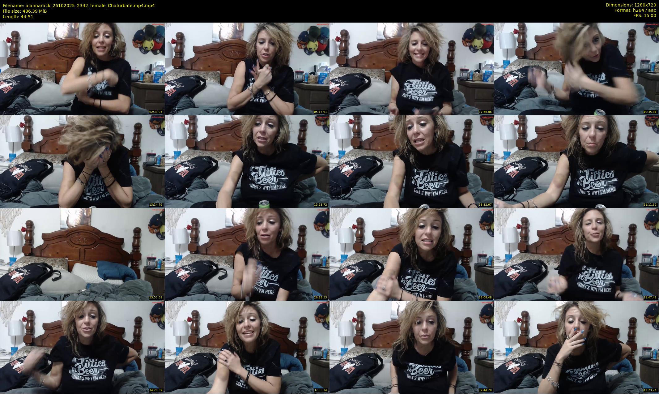 alannarack — 45 minute Chaturbate female cam show recording, 720p, Oct 26, 2025