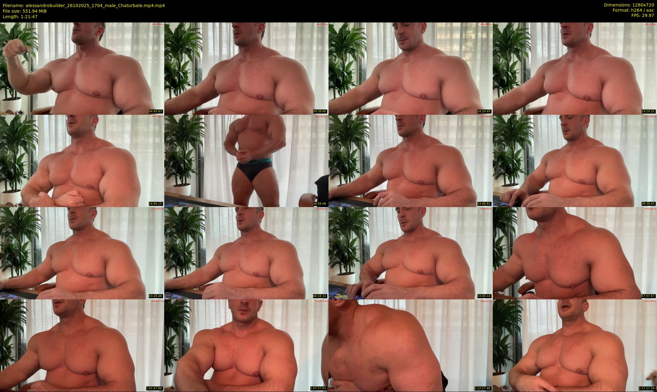 alessandrobuilder — 82 minute Chaturbate couple cam show recording, 720p, Oct 26, 2025