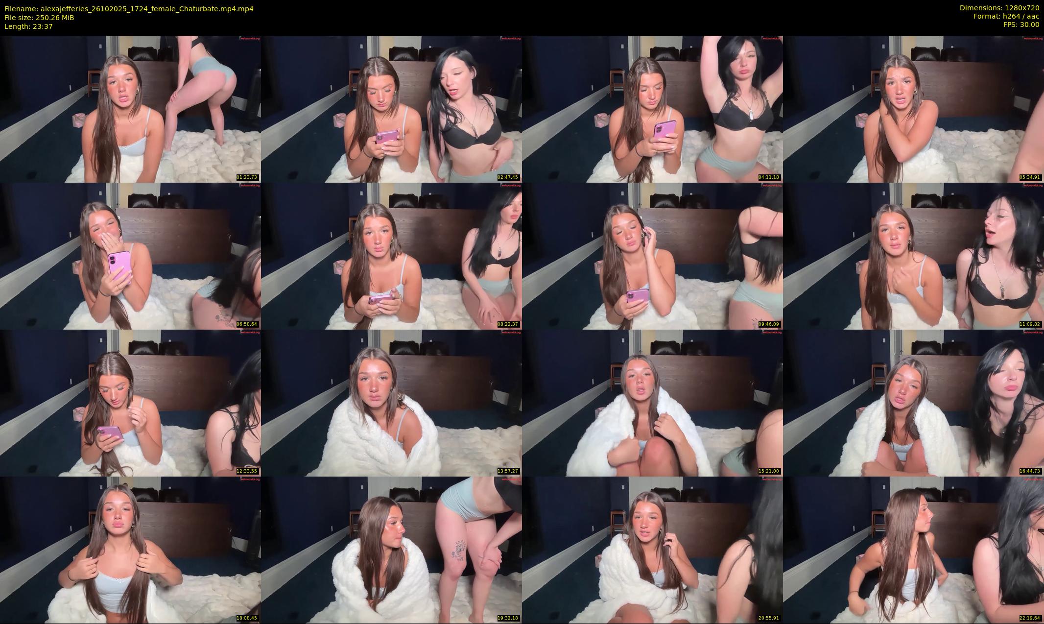 alexajefferies — 24 minute Chaturbate female cam show recording, 720p, Oct 26, 2025