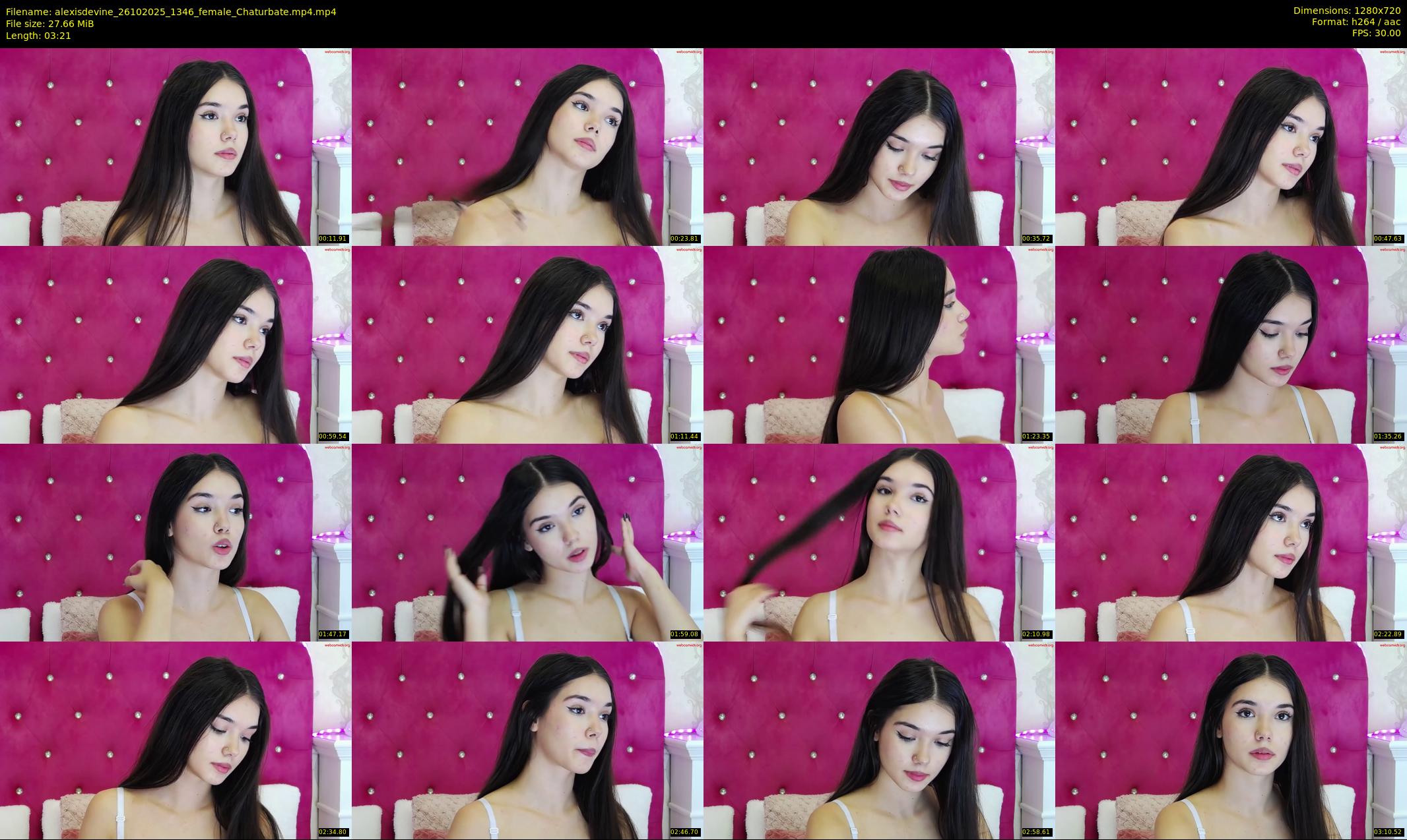 alexisdevine — 4 minute Chaturbate female cam show recording, 720p, Oct 26, 2025