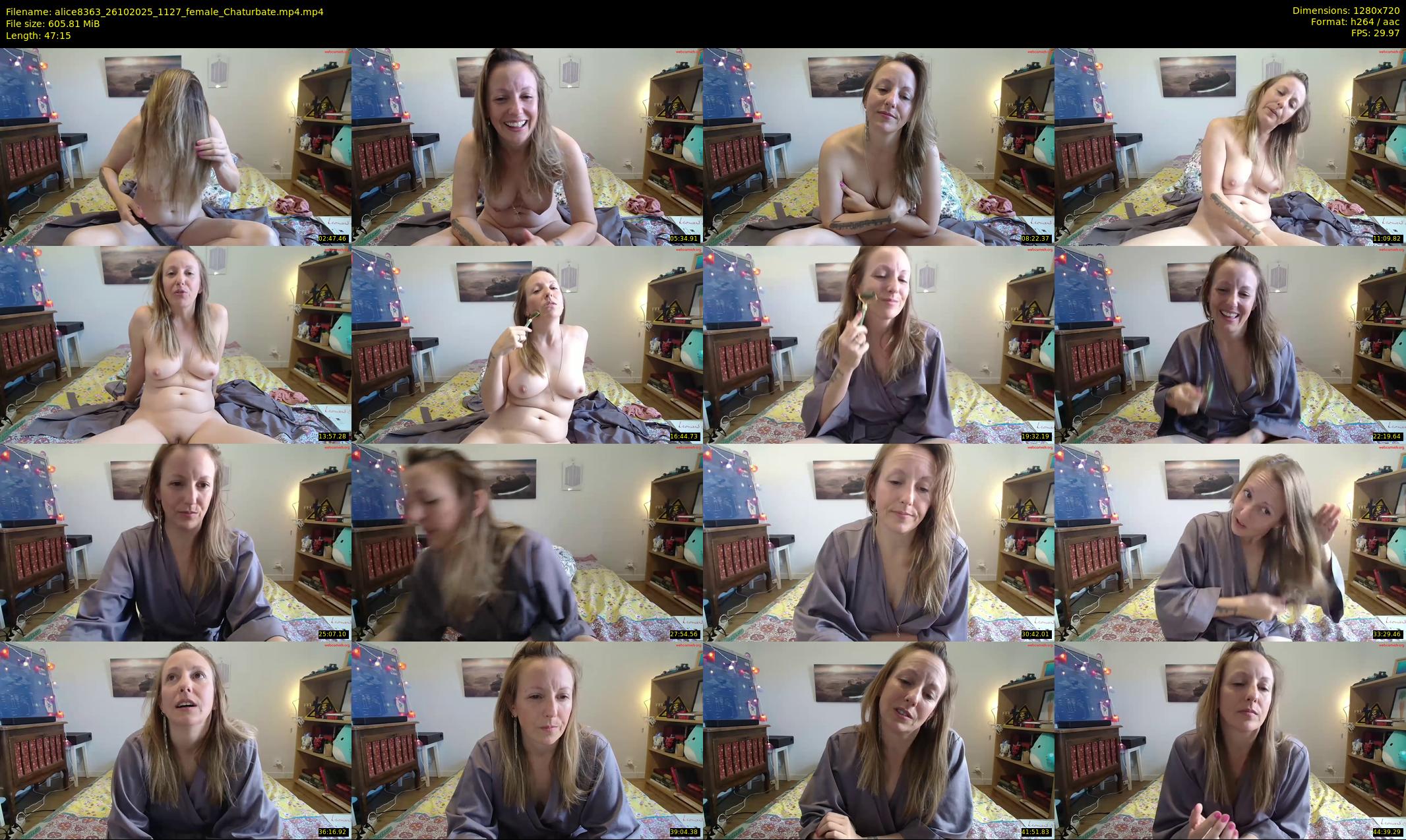 alice8363 — 48 minute Chaturbate female cam show recording, 720p, Oct 26, 2025