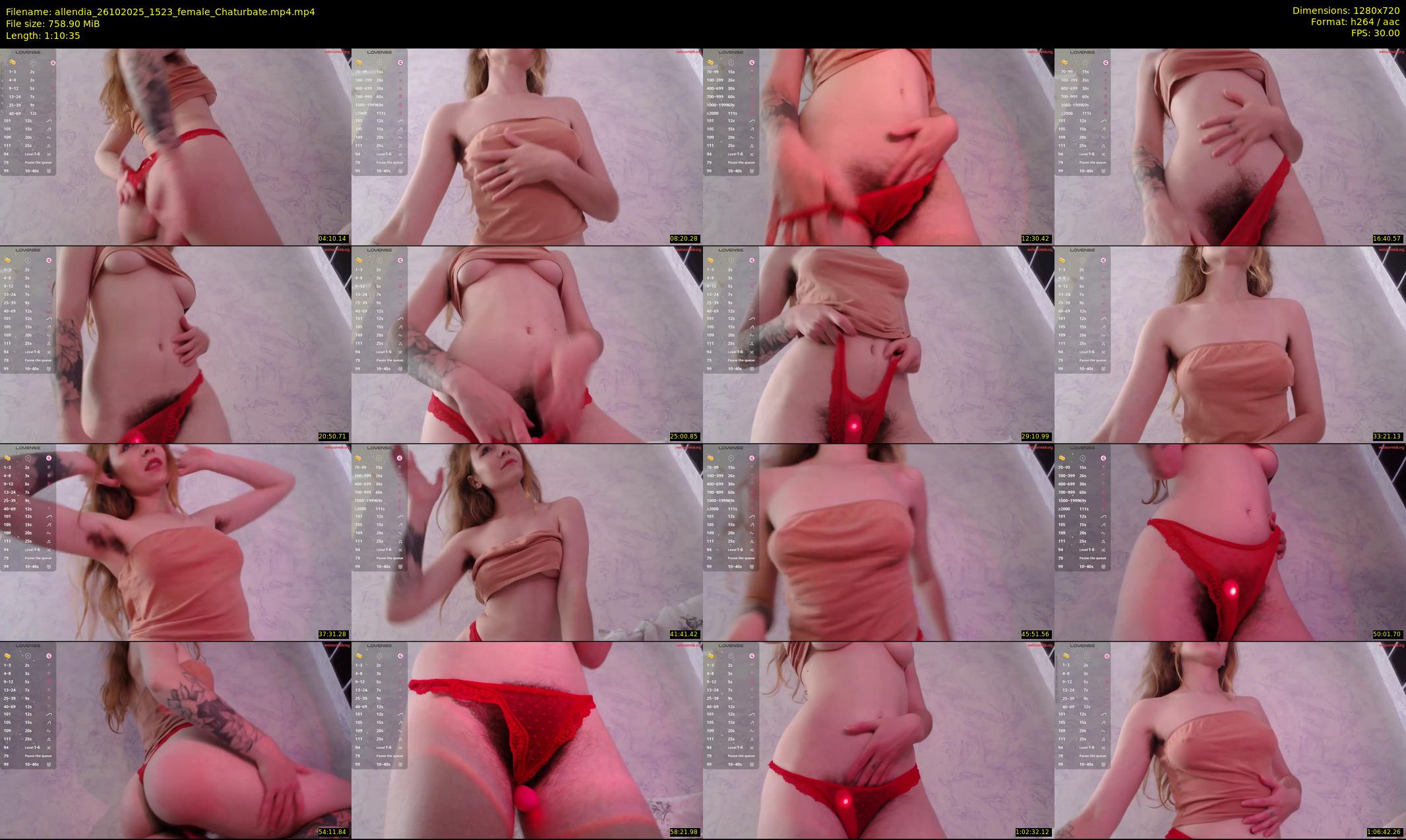 allendia — 71 minute Chaturbate female cam show recording, 720p, Oct 26, 2025