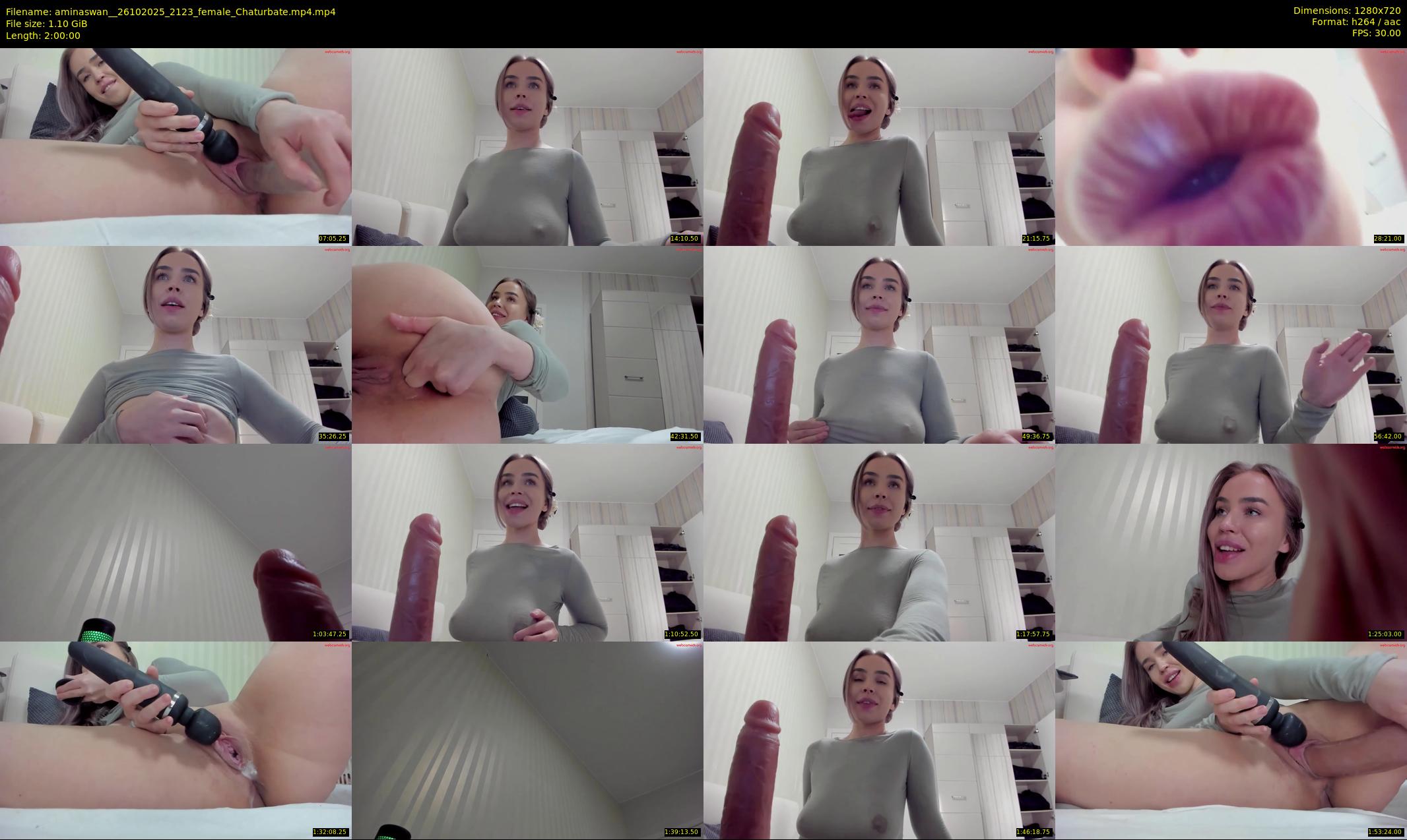 aminaswan_ — 120 minute Chaturbate female cam show recording, 720p, Oct 26, 2025