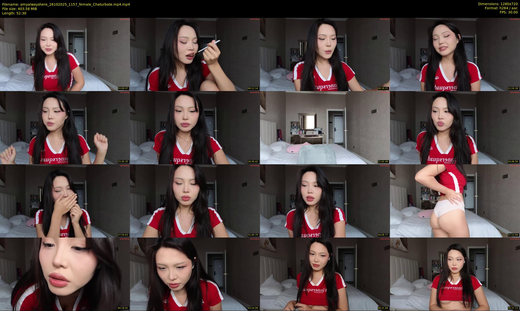 amyalwayshere — 53 minute Chaturbate female cam show recording, 720p, Oct 26, 2025