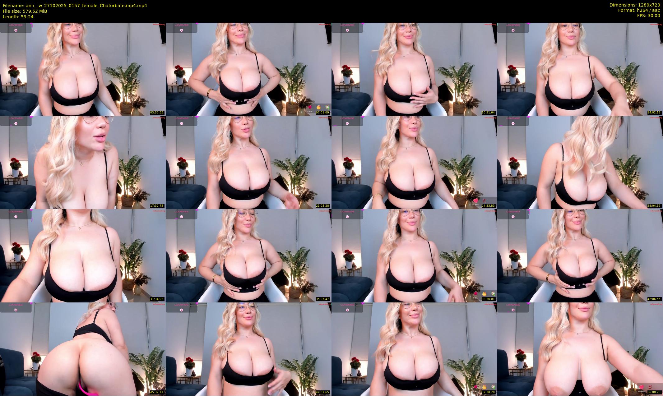 ann__w — 60 minute Chaturbate female cam show recording, 720p, Oct 27, 2025
