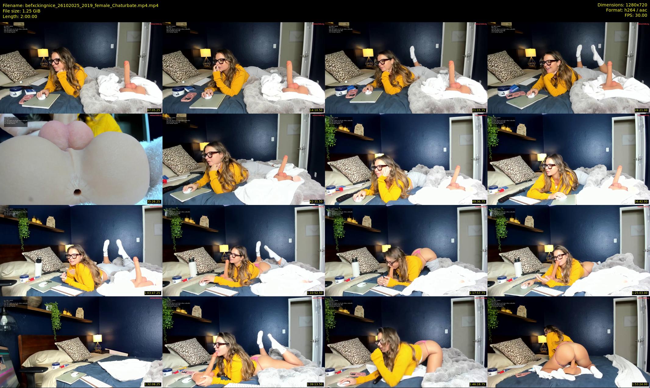 befxckingnice — 120 minute Chaturbate female cam show recording, 720p, Oct 26, 2025