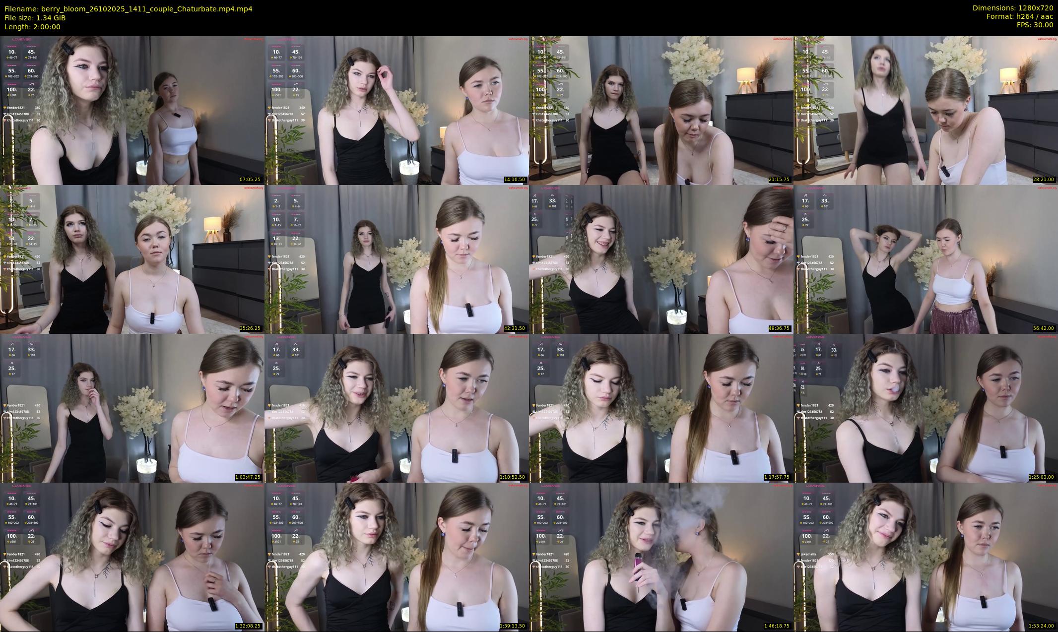 berry_bloom — 120 minute Chaturbate female cam show recording, 720p, Oct 26, 2025