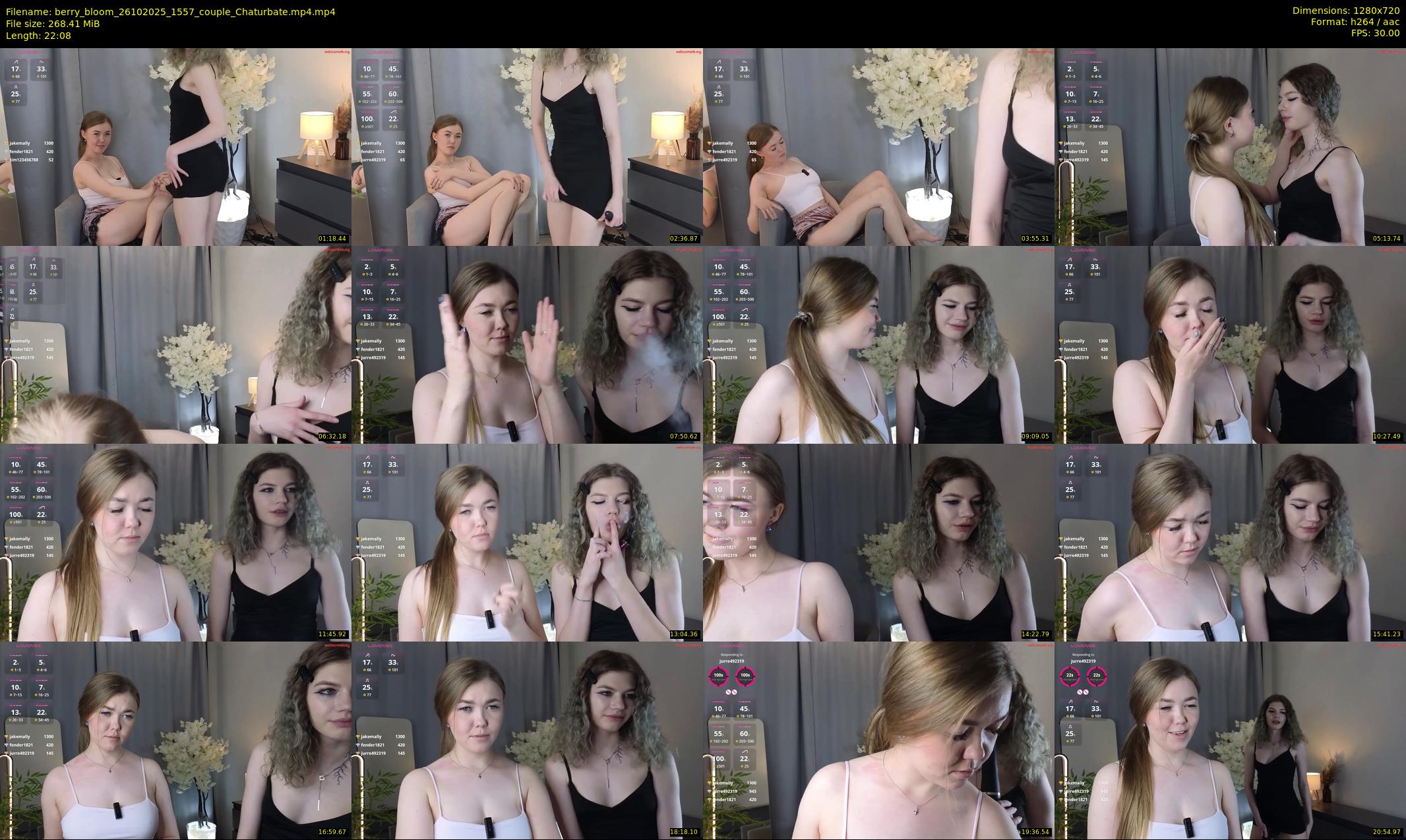 berry_bloom — 23 minute Chaturbate female cam show recording, 720p, Oct 26, 2025