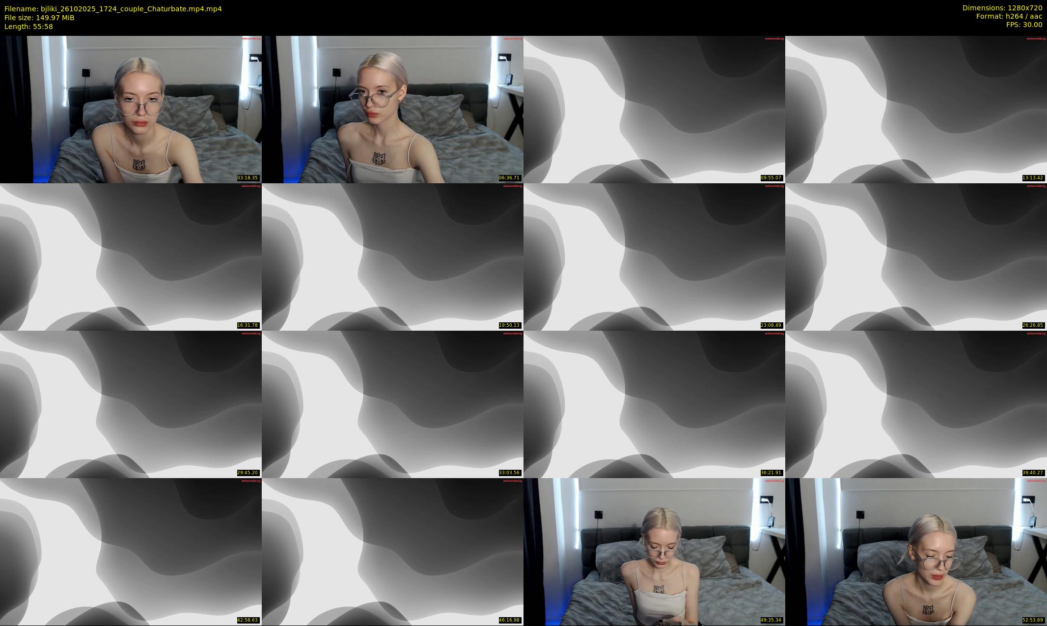 bjliki — 56 minute Chaturbate couple cam show recording, 720p, Oct 26, 2025