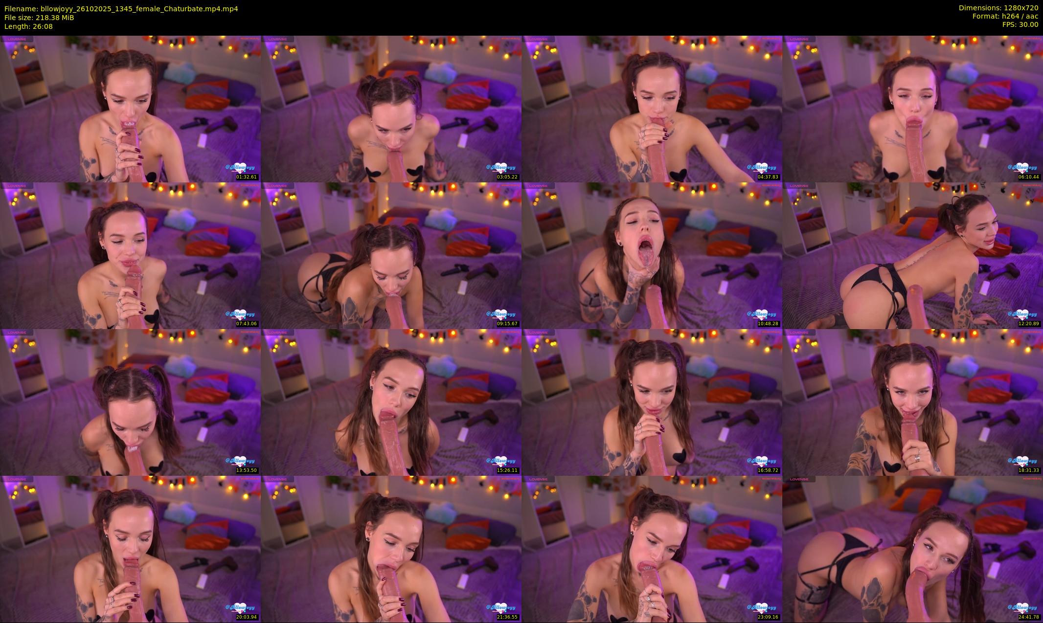 bllowjoyy — 27 minute Chaturbate female cam show recording, 720p, Oct 26, 2025