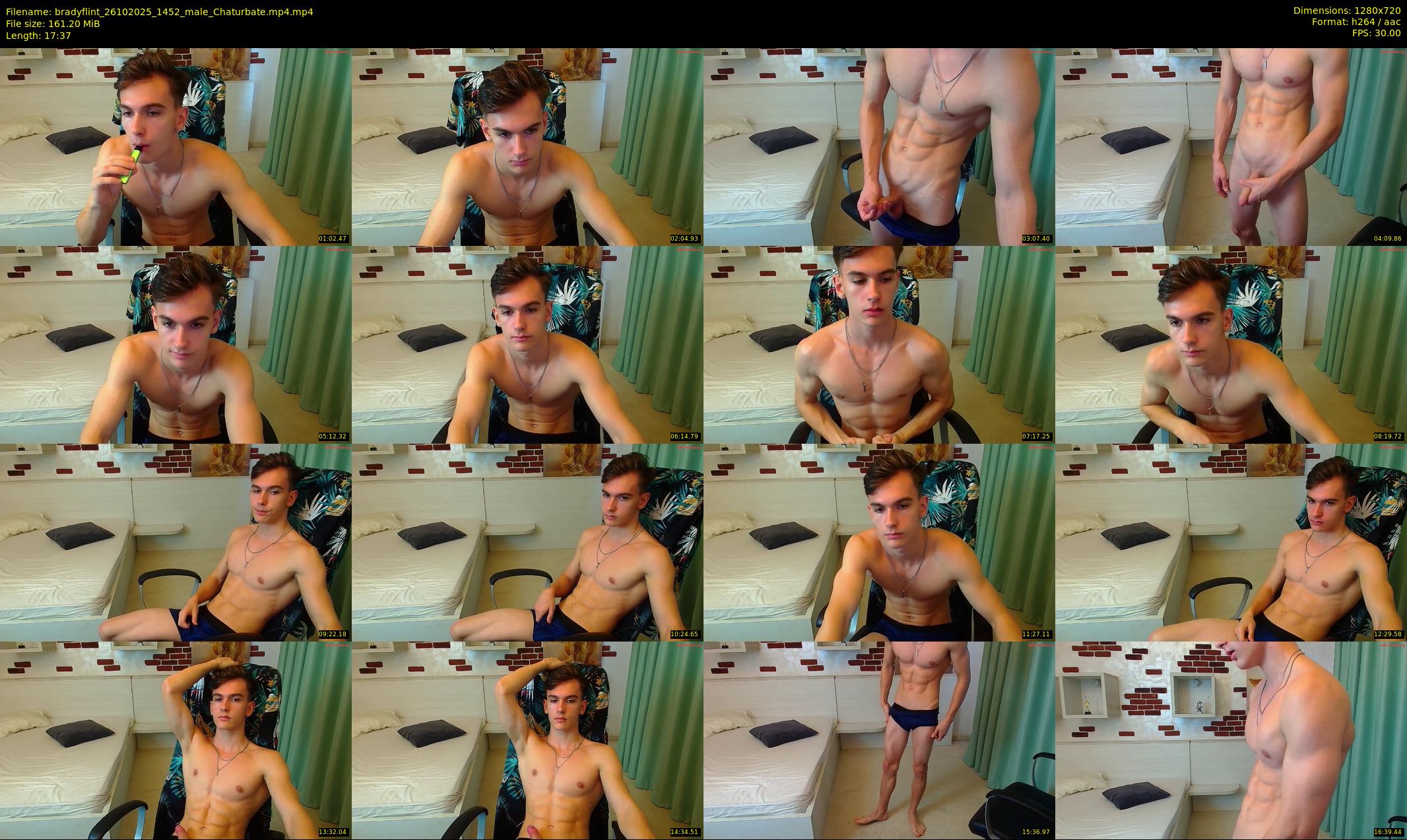 bradyflint — 18 minute Chaturbate male cam show recording, 720p, Oct 26, 2025
