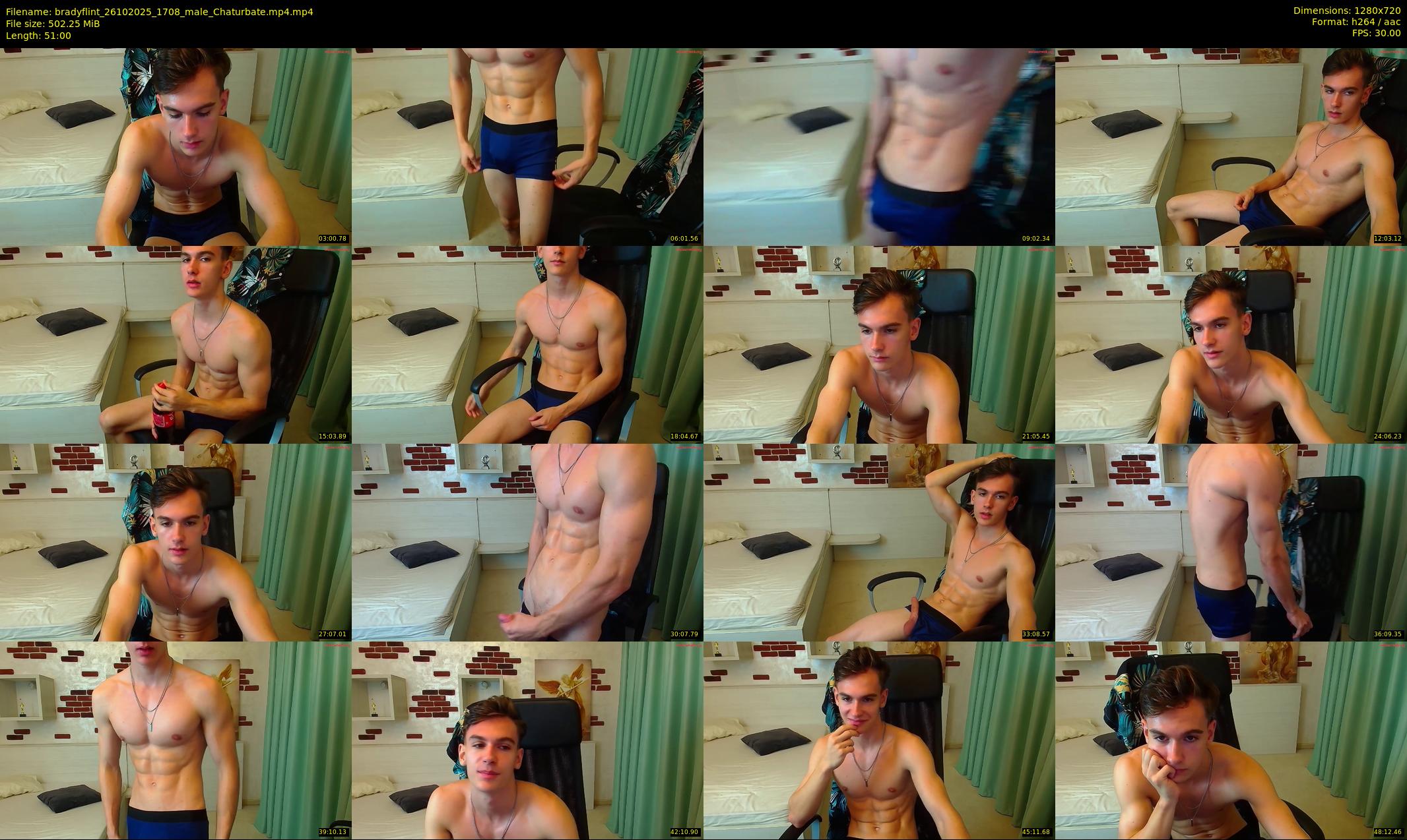 bradyflint — 51 minute Chaturbate male cam show recording, 720p, Oct 26, 2025