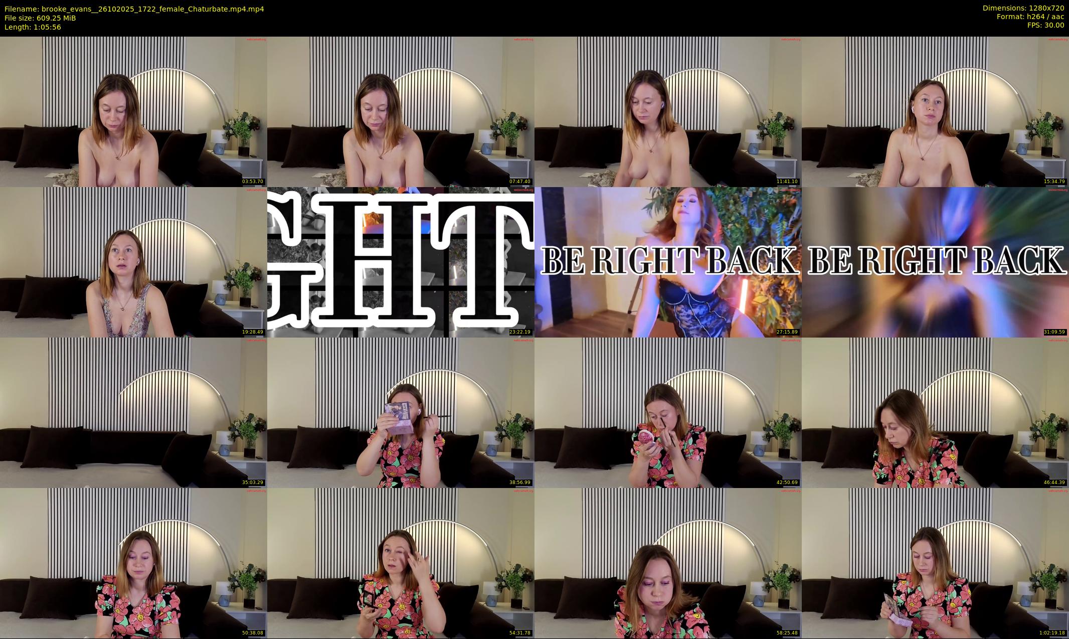 brooke_evans_ — 66 minute Chaturbate female cam show recording, 720p, Oct 26, 2025
