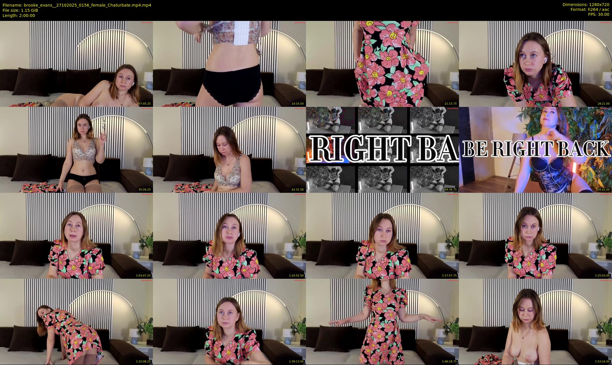 brooke_evans_ — 120 minute Chaturbate female cam show recording, 720p, Oct 27, 2025
