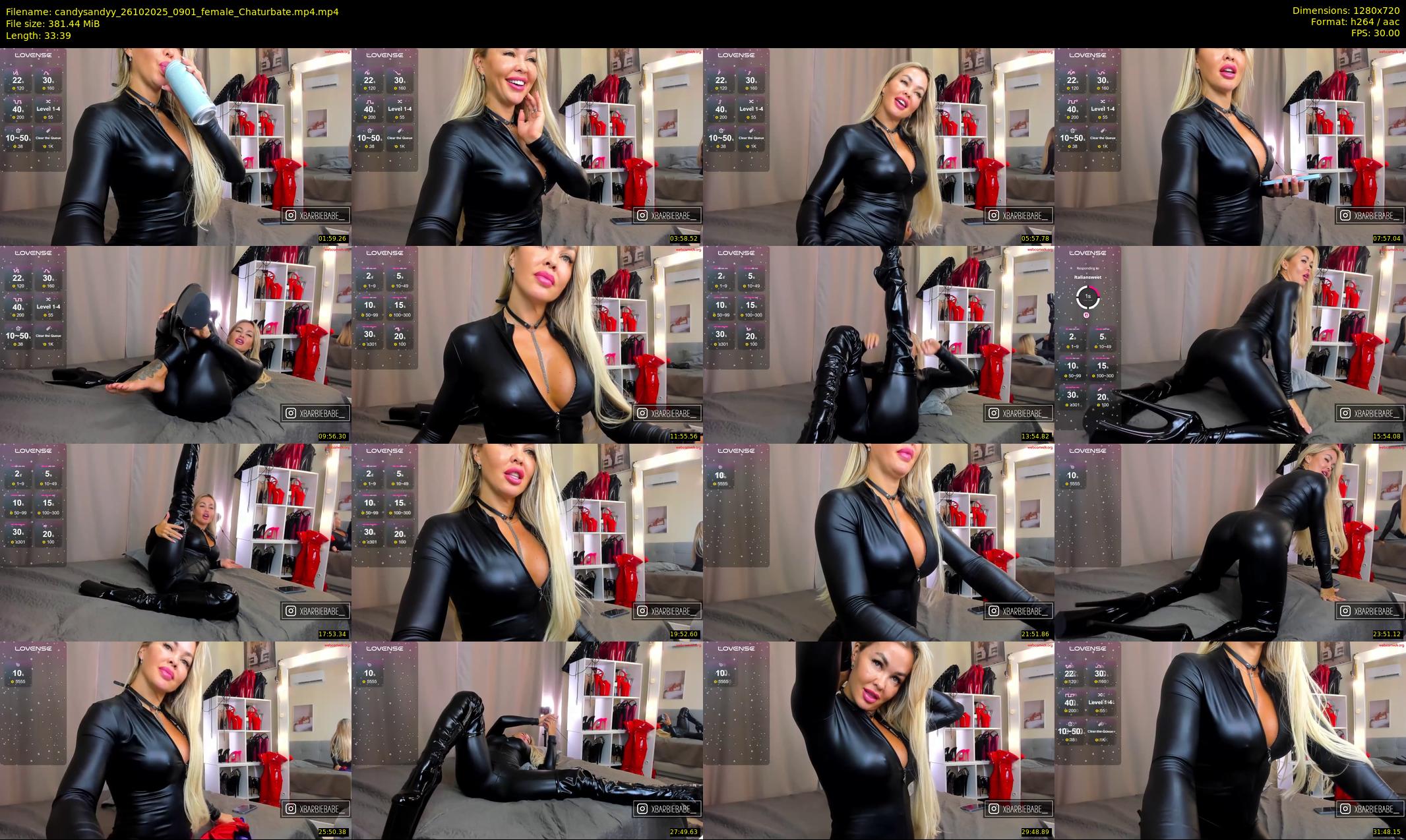 candysandyy — 34 minute Chaturbate female cam show recording, 720p, Oct 26, 2025