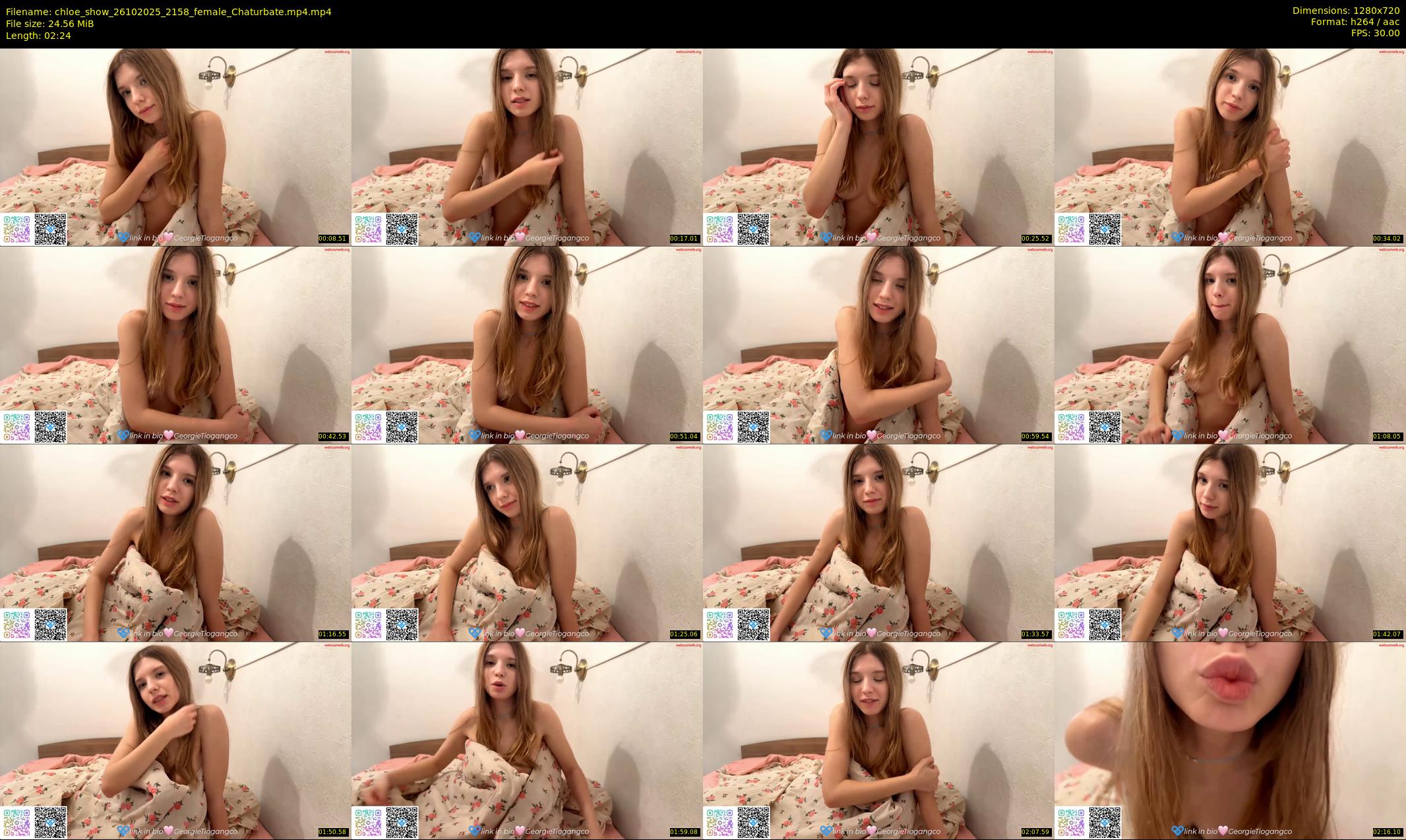 chloe_show — 3 minute Chaturbate female cam show recording, 720p, Oct 26, 2025