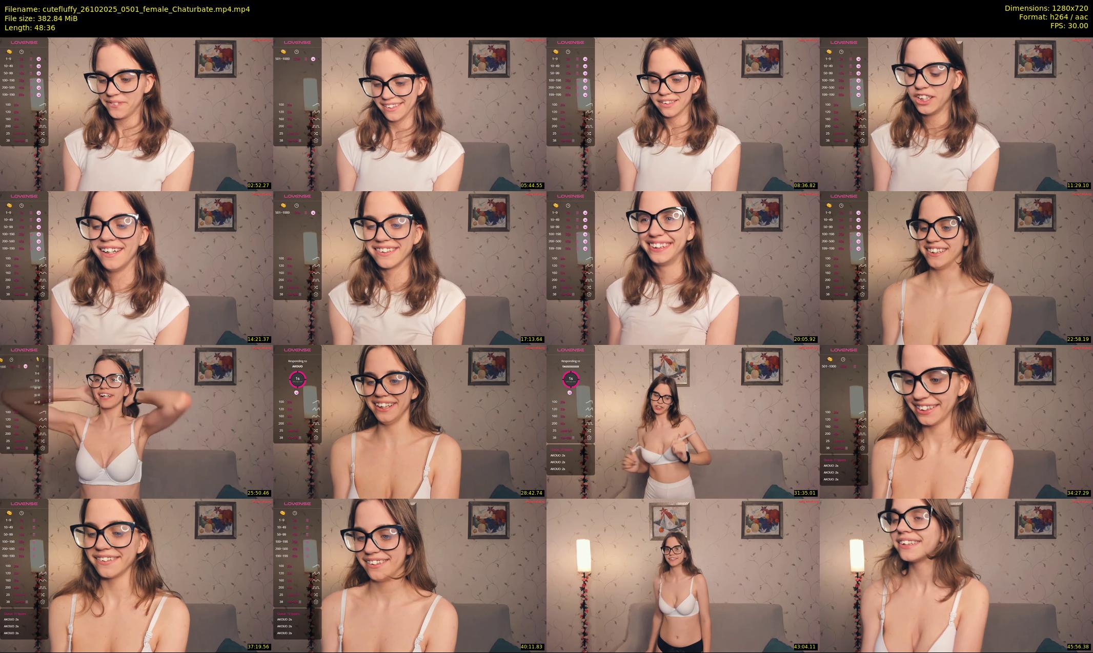 cutefluffy — 49 minute Chaturbate female cam show recording, 720p, Oct 26, 2025