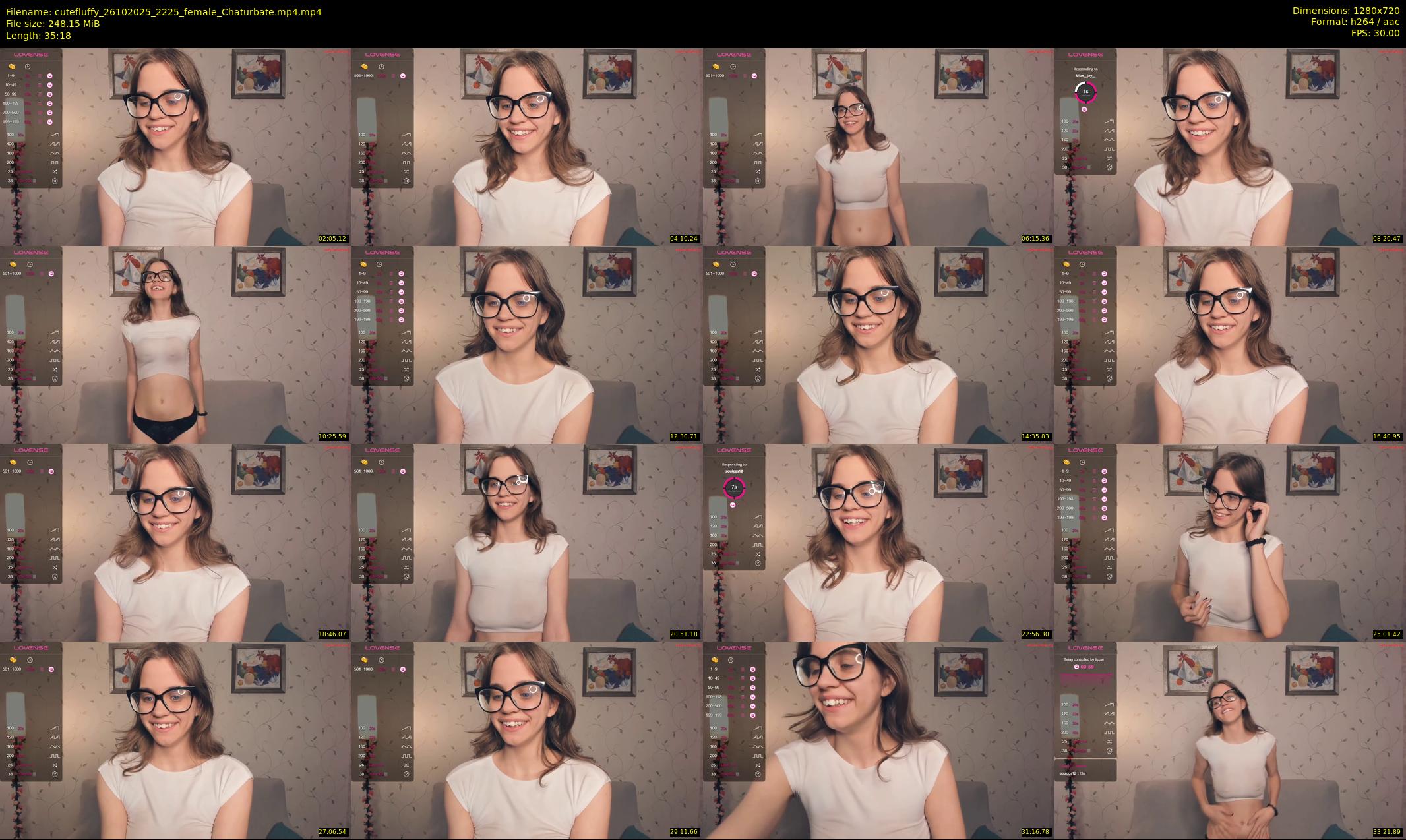 cutefluffy — 36 minute Chaturbate female cam show recording, 720p, Oct 26, 2025