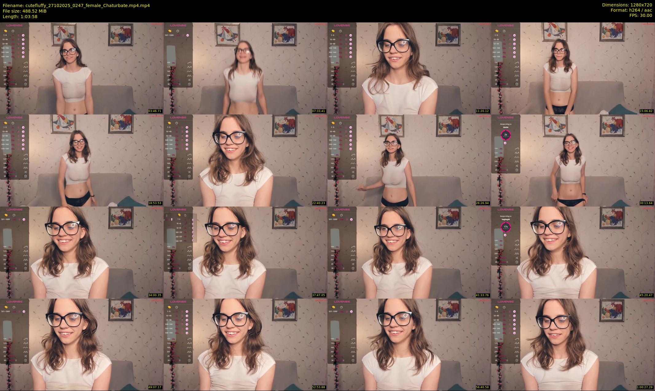 cutefluffy — 64 minute Chaturbate female cam show recording, 720p, Oct 27, 2025