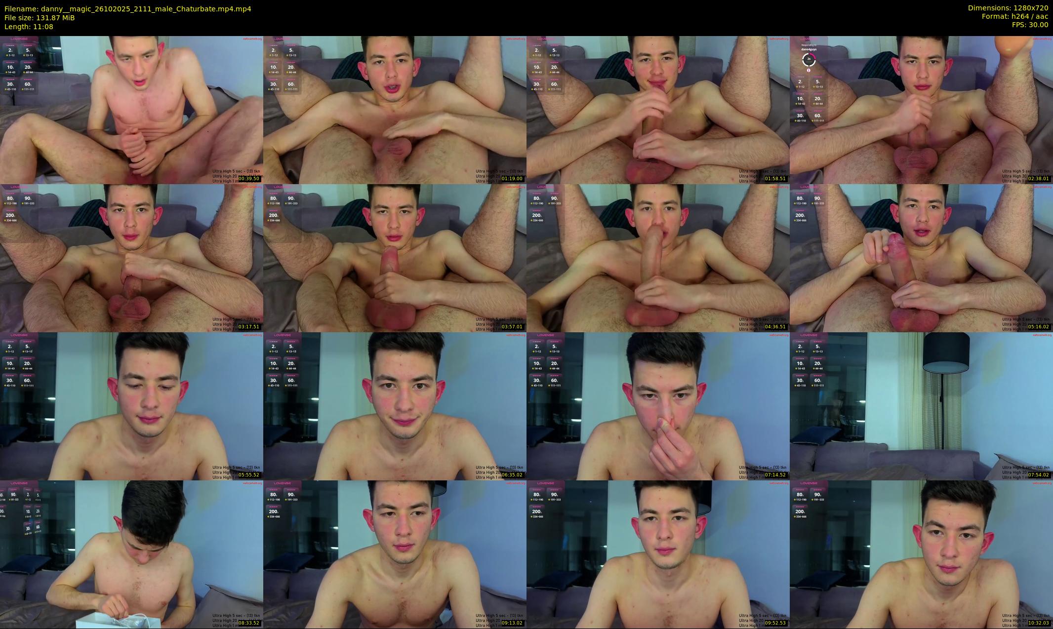 danny__magic — 12 minute Chaturbate male cam show recording, 720p, Oct 26, 2025