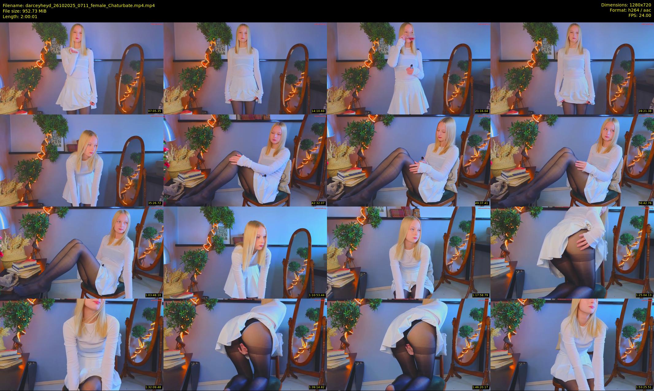 darceyheyd — 121 minute Chaturbate female cam show recording, 720p, Oct 26, 2025