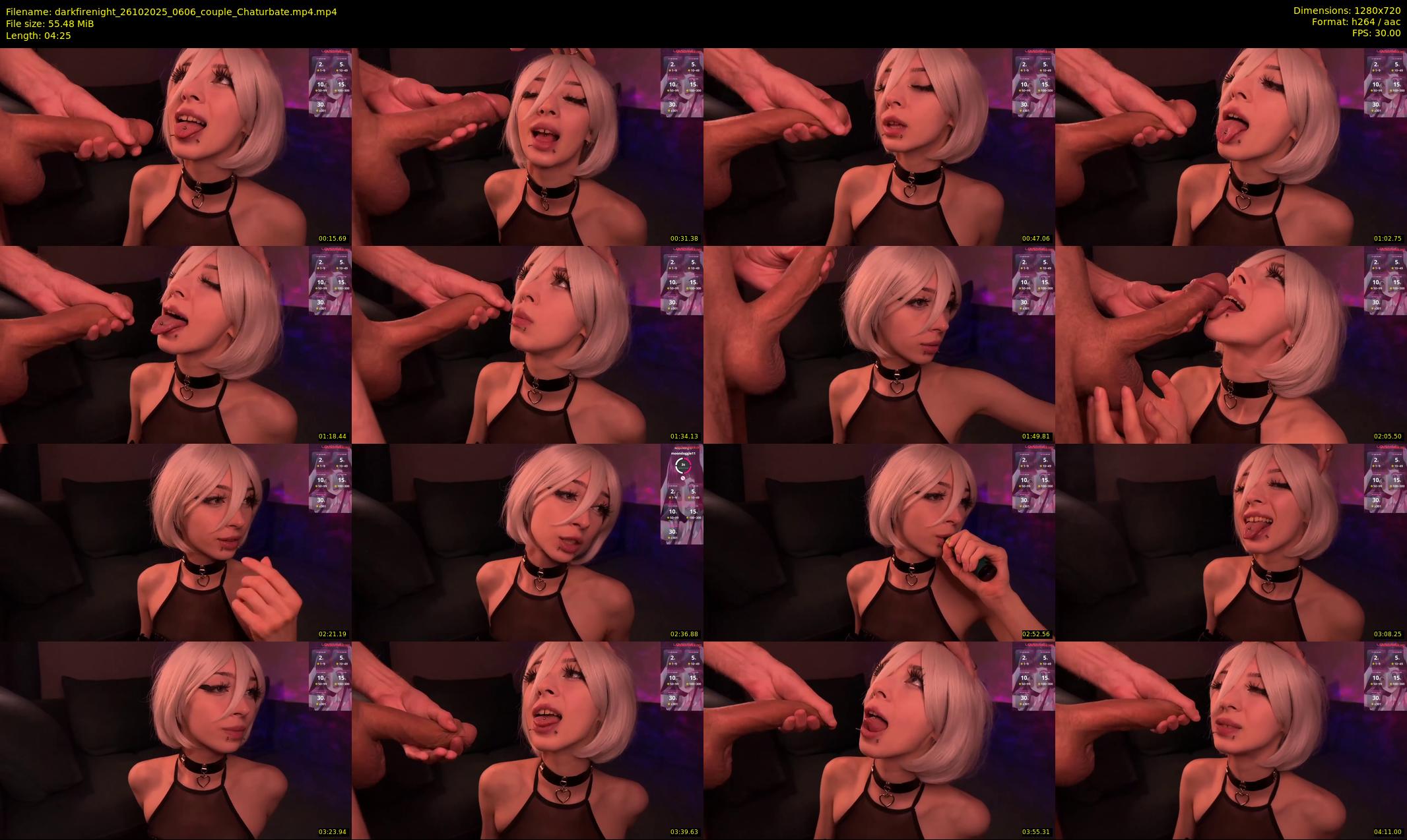 darkfirenight — 5 minute Chaturbate couple cam show recording, 720p, Oct 26, 2025