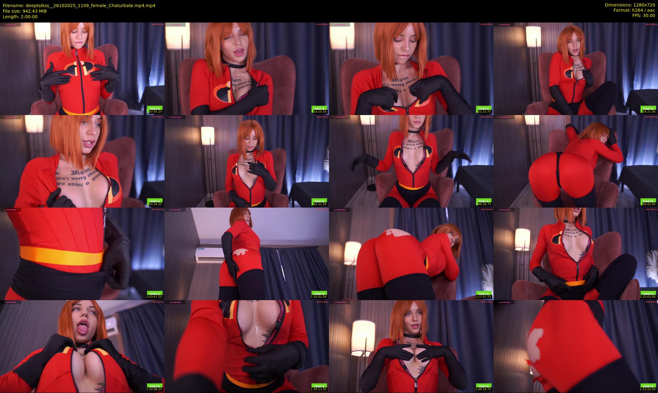 deeptalkss_ — 120 minute Chaturbate female cam show recording, 720p, Oct 26, 2025