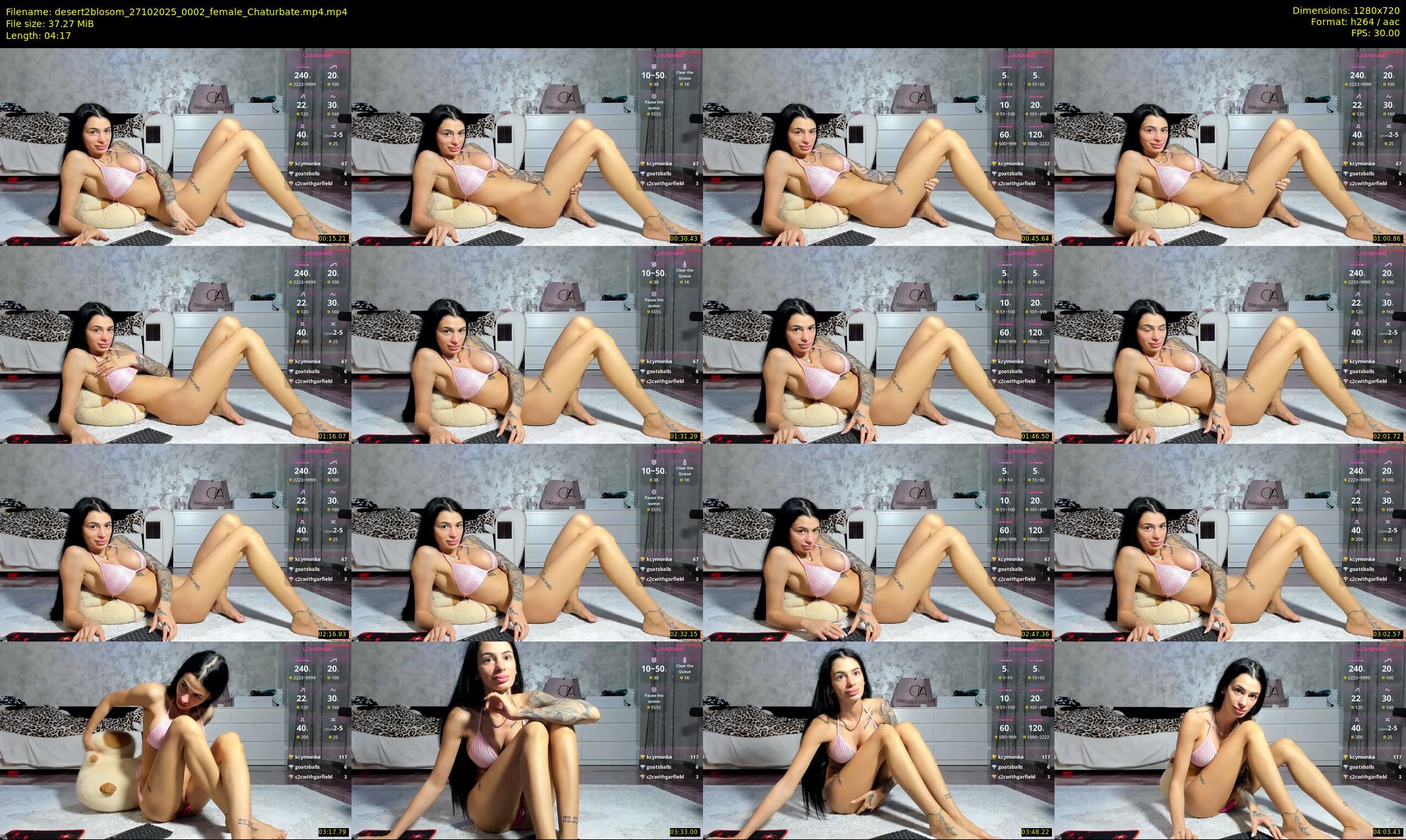 desert2blosom — 5 minute Chaturbate female cam show recording, 720p, Oct 27, 2025