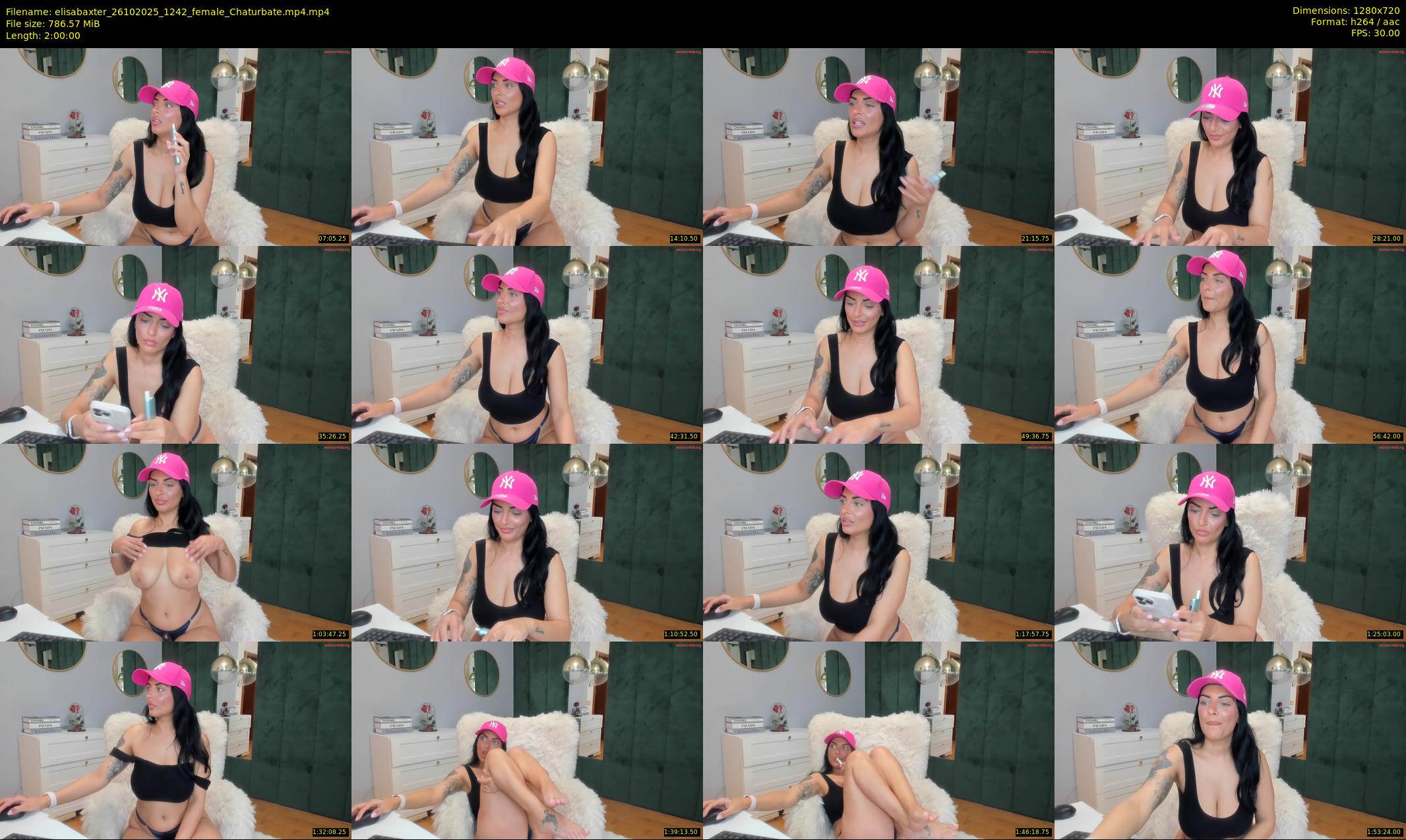 elisabaxter — 120 minute Chaturbate female cam show recording, 720p, Oct 26, 2025