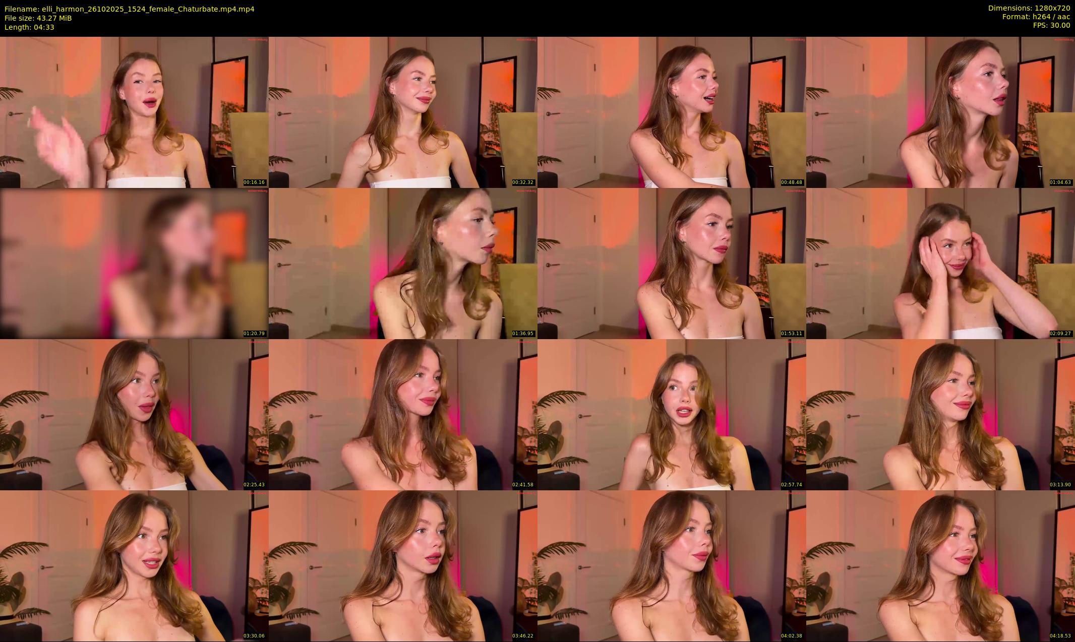 elli_harmon — 5 minute Chaturbate female cam show recording, 720p, Oct 26, 2025