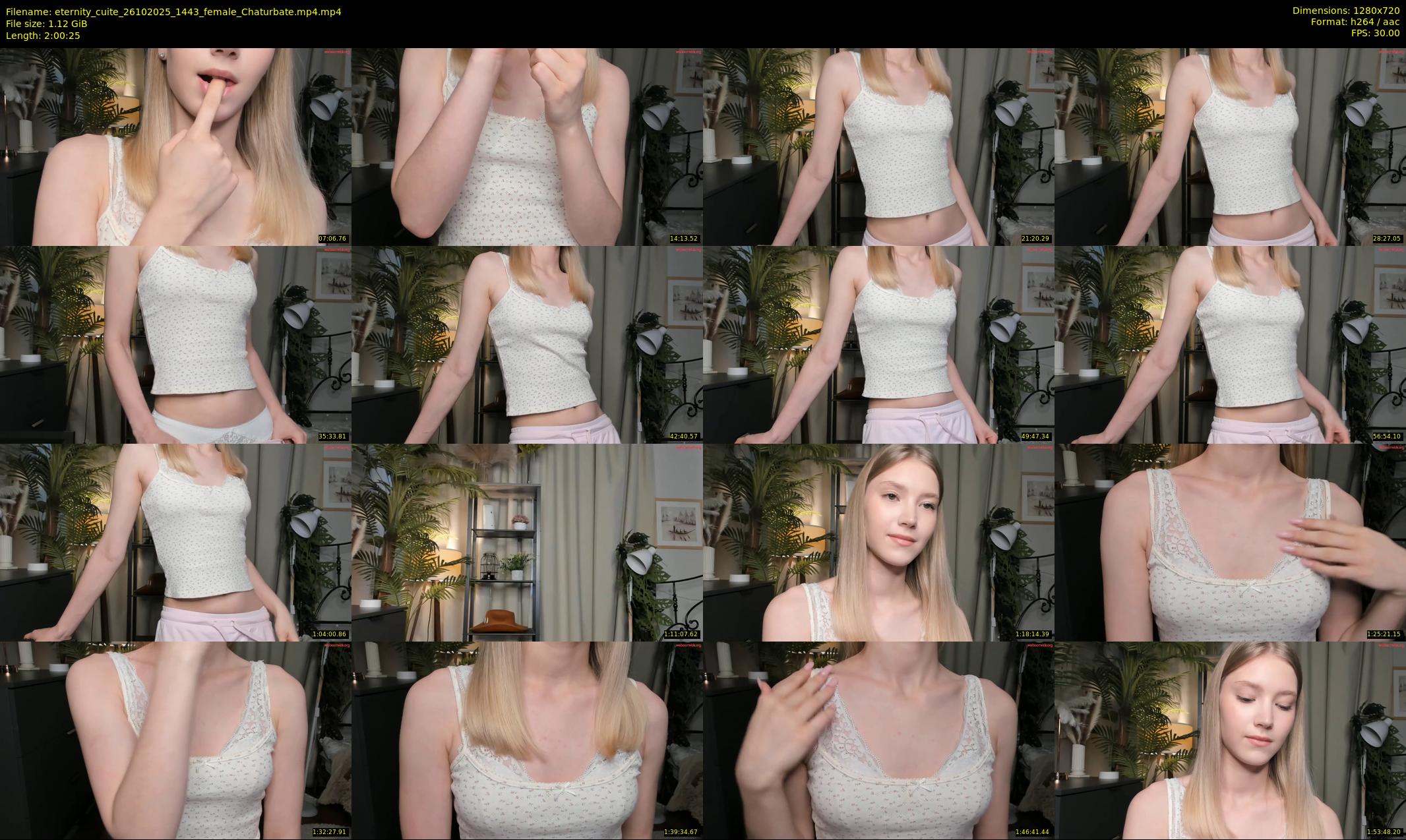 eternity_cuite — 121 minute Chaturbate female cam show recording, 720p, Oct 26, 2025