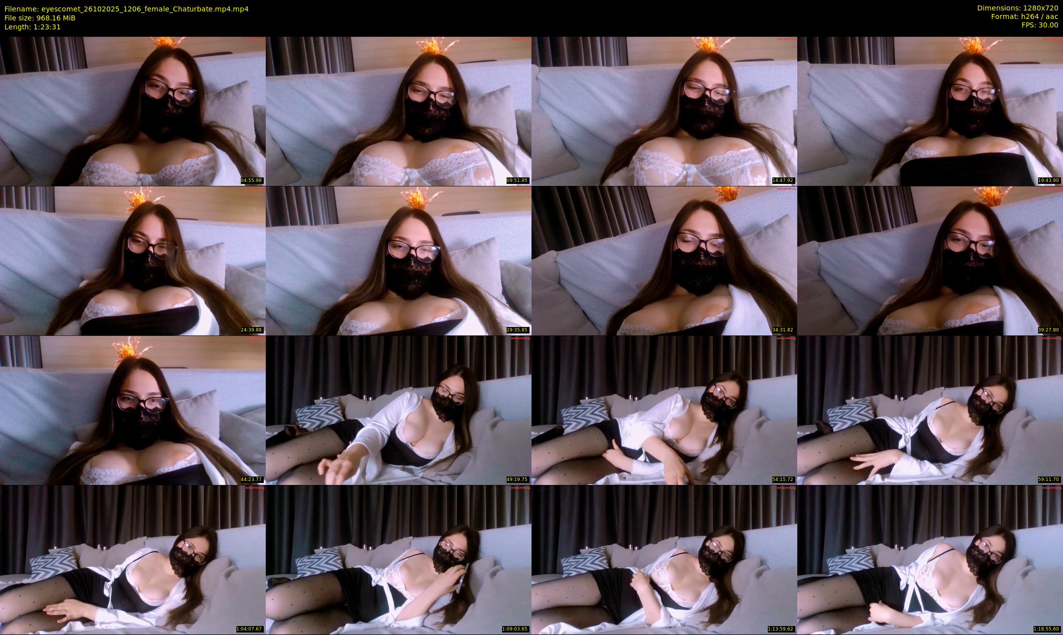 eyescomet — 84 minute Chaturbate female cam show recording, 720p, Oct 26, 2025