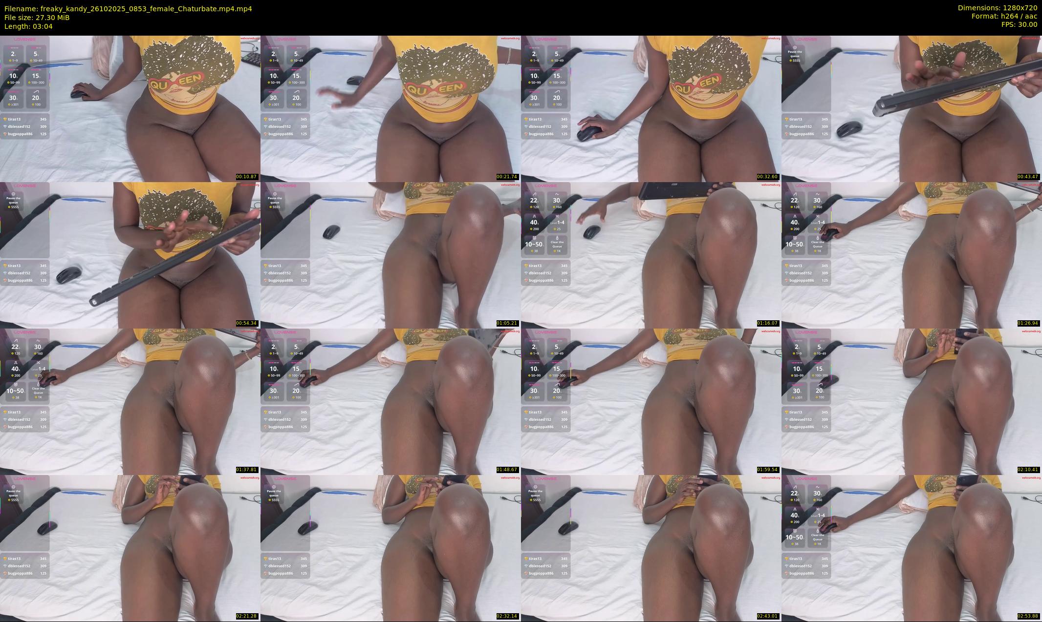 freaky_kandy — 4 minute Chaturbate female cam show recording, 720p, Oct 26, 2025