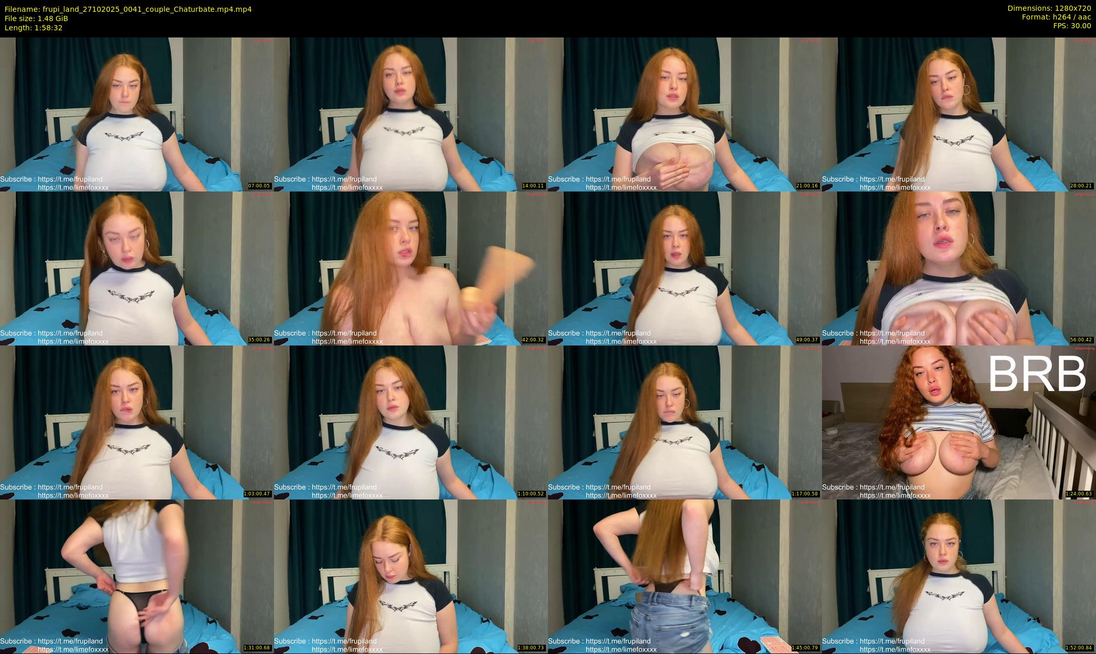 frupi_land — 119 minute Chaturbate couple cam show recording, 720p, Oct 27, 2025