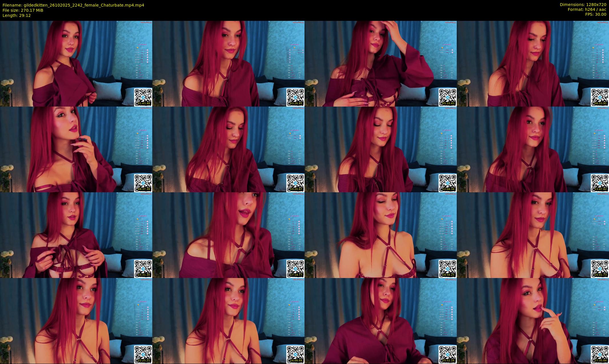 gildedkitten — 30 minute Chaturbate female cam show recording, 720p, Oct 26, 2025