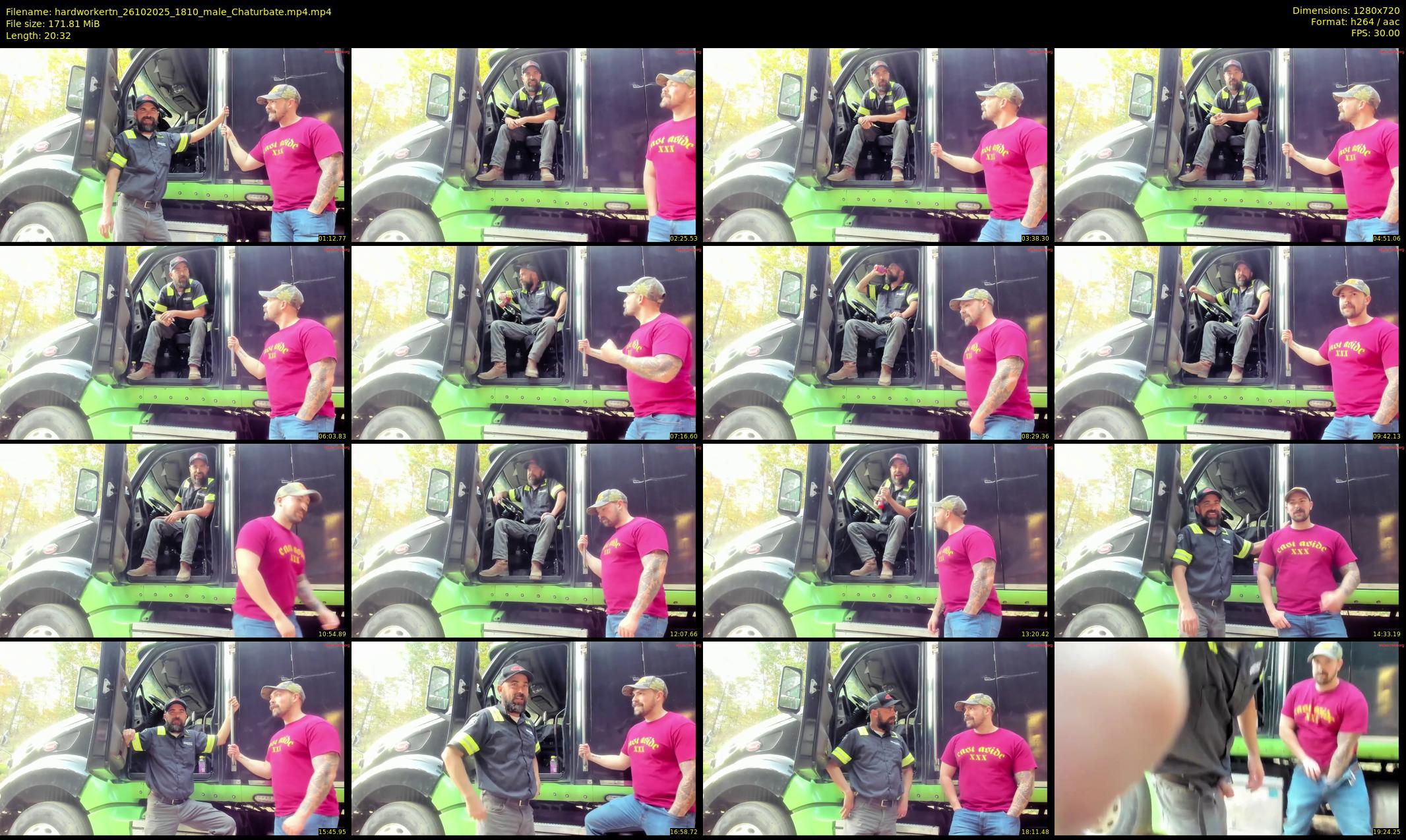 hardworkertn — 21 minute Chaturbate male cam show recording, 720p, Oct 26, 2025