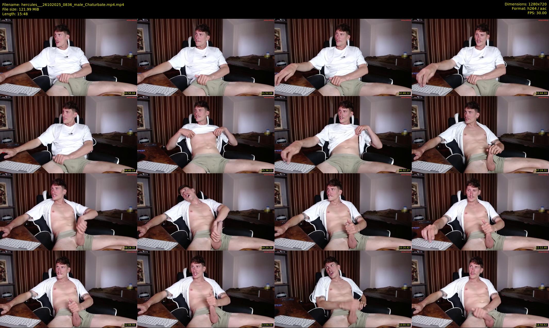 hercules__ — 16 minute Chaturbate male cam show recording, 720p, Oct 26, 2025