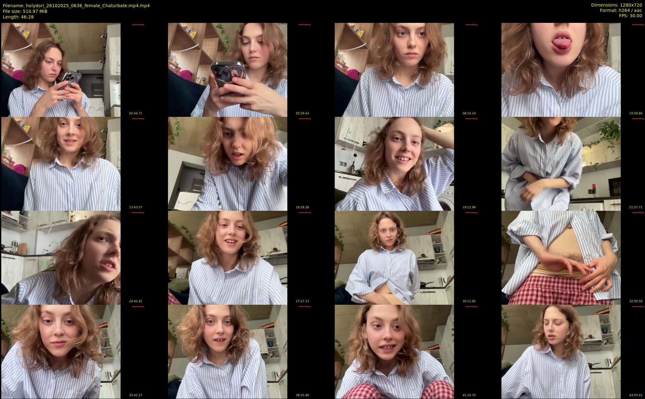 holydori — 47 minute Chaturbate female cam show recording, 720p, Oct 26, 2025