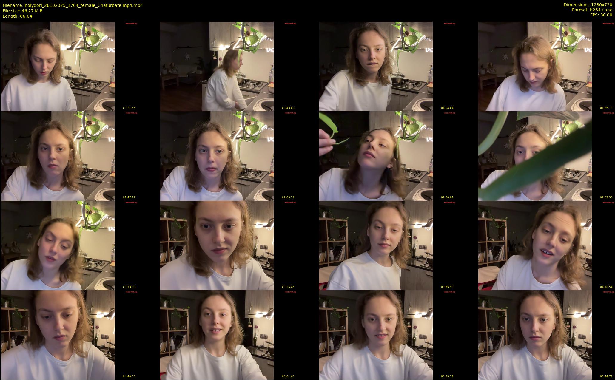holydori — 7 minute Chaturbate female cam show recording, 720p, Oct 26, 2025