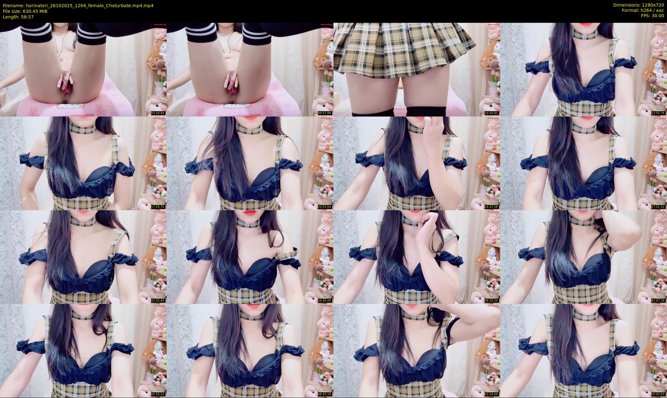 horinatori — 59 minute Chaturbate female cam show recording, 720p, Oct 26, 2025